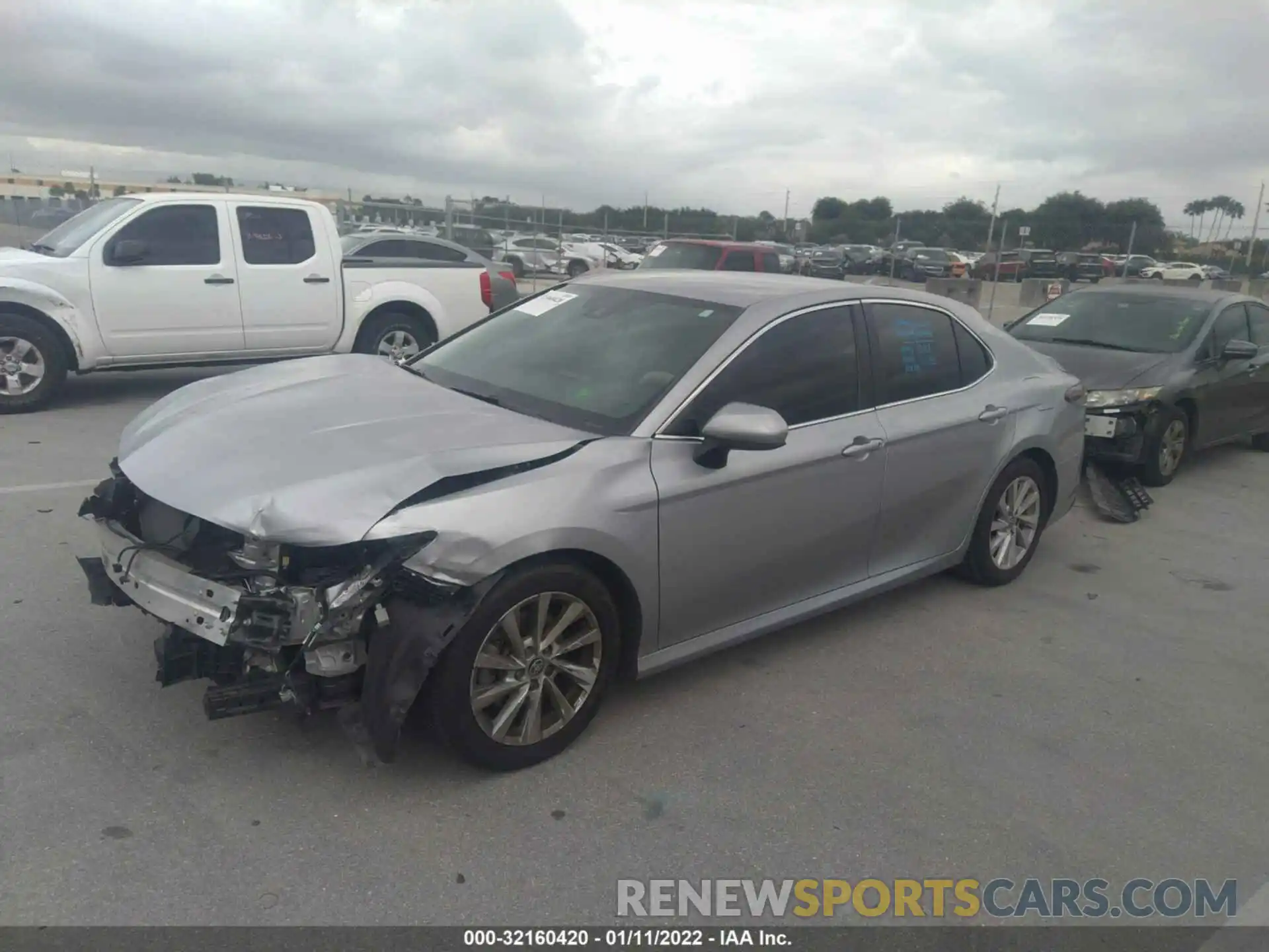 2 Photograph of a damaged car 4T1C11AK2MU412995 TOYOTA CAMRY 2021