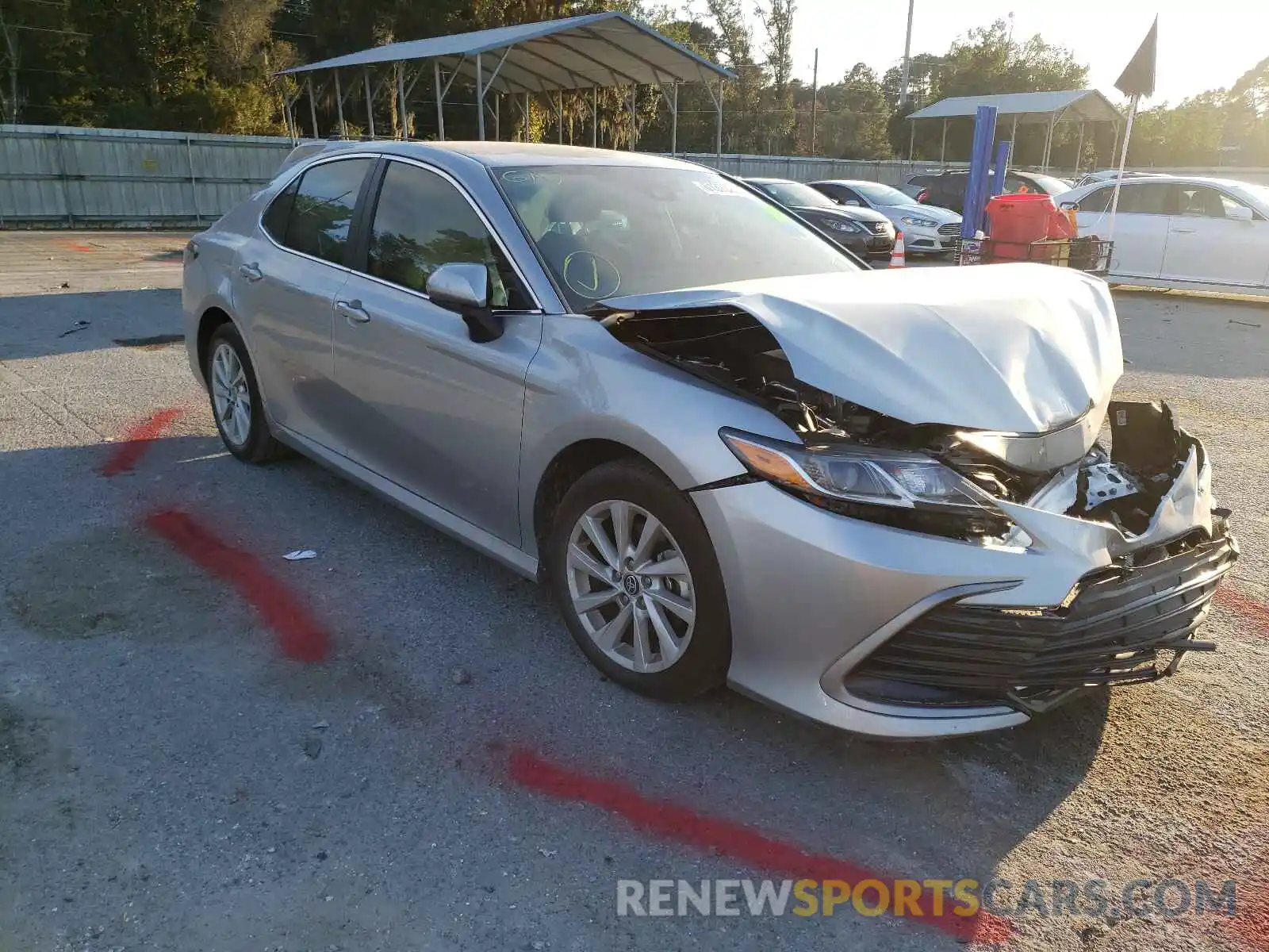 1 Photograph of a damaged car 4T1C11AK2MU447178 TOYOTA CAMRY 2021