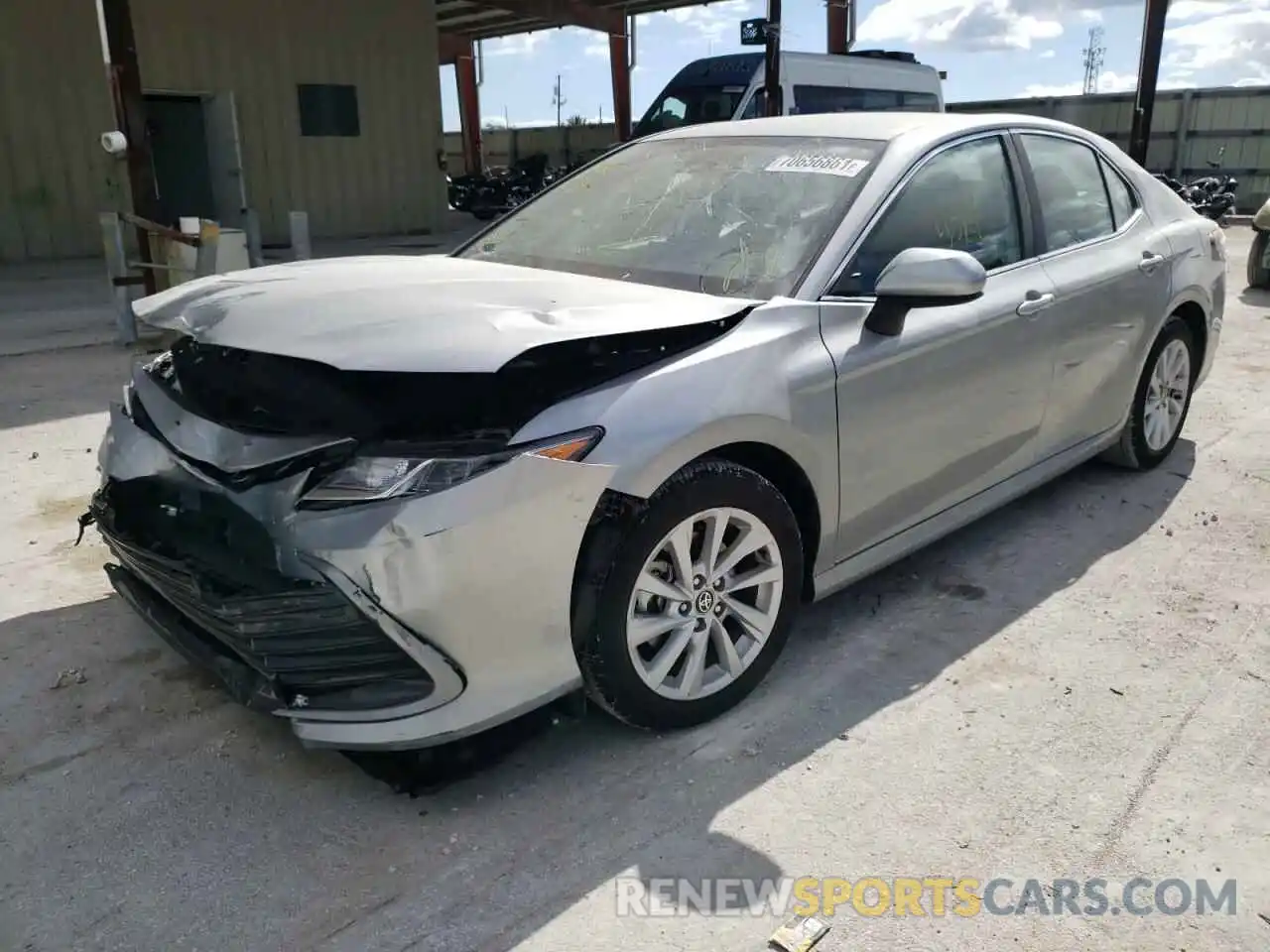 2 Photograph of a damaged car 4T1C11AK2MU454924 TOYOTA CAMRY 2021