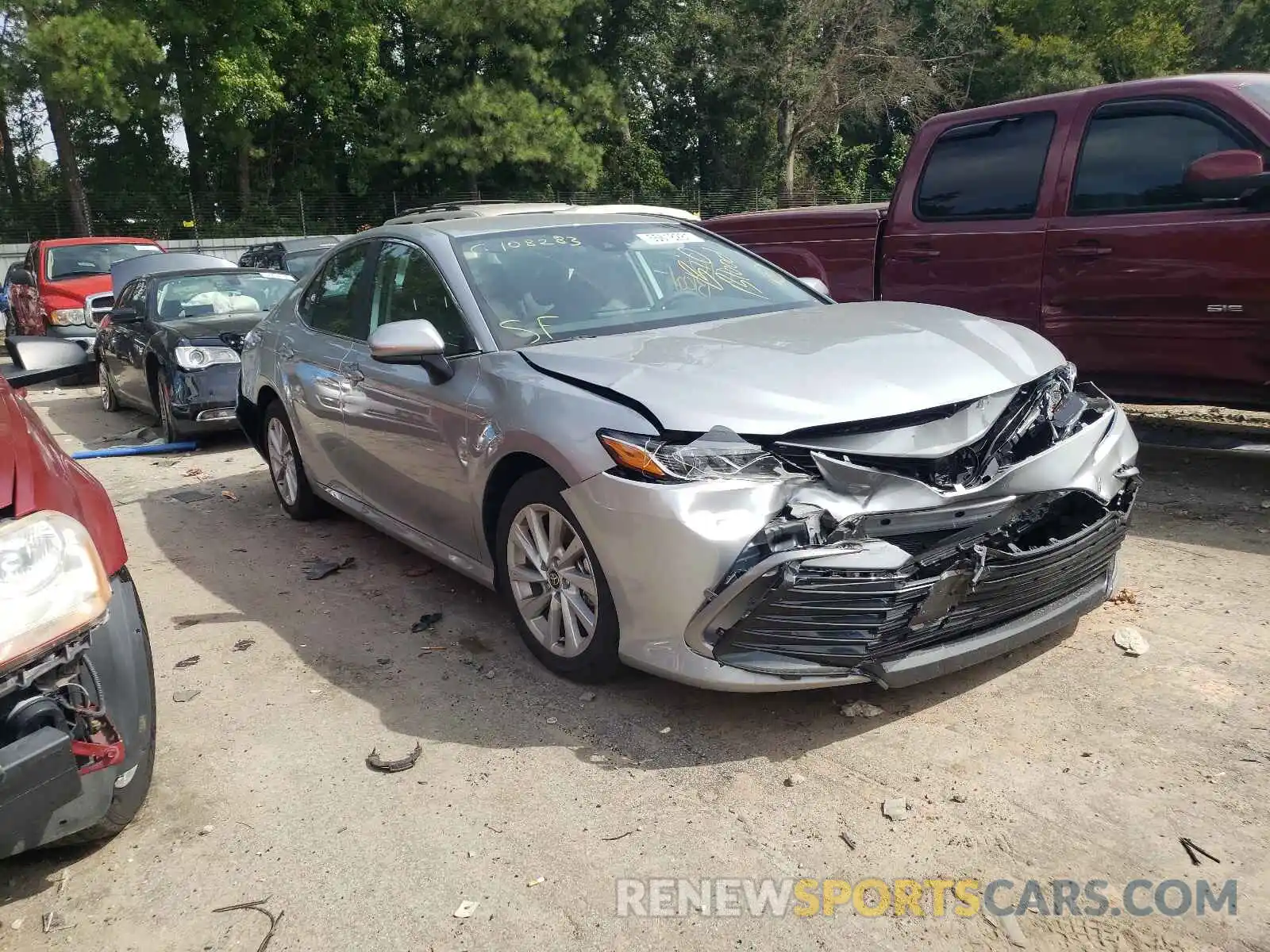 1 Photograph of a damaged car 4T1C11AK2MU455068 TOYOTA CAMRY 2021