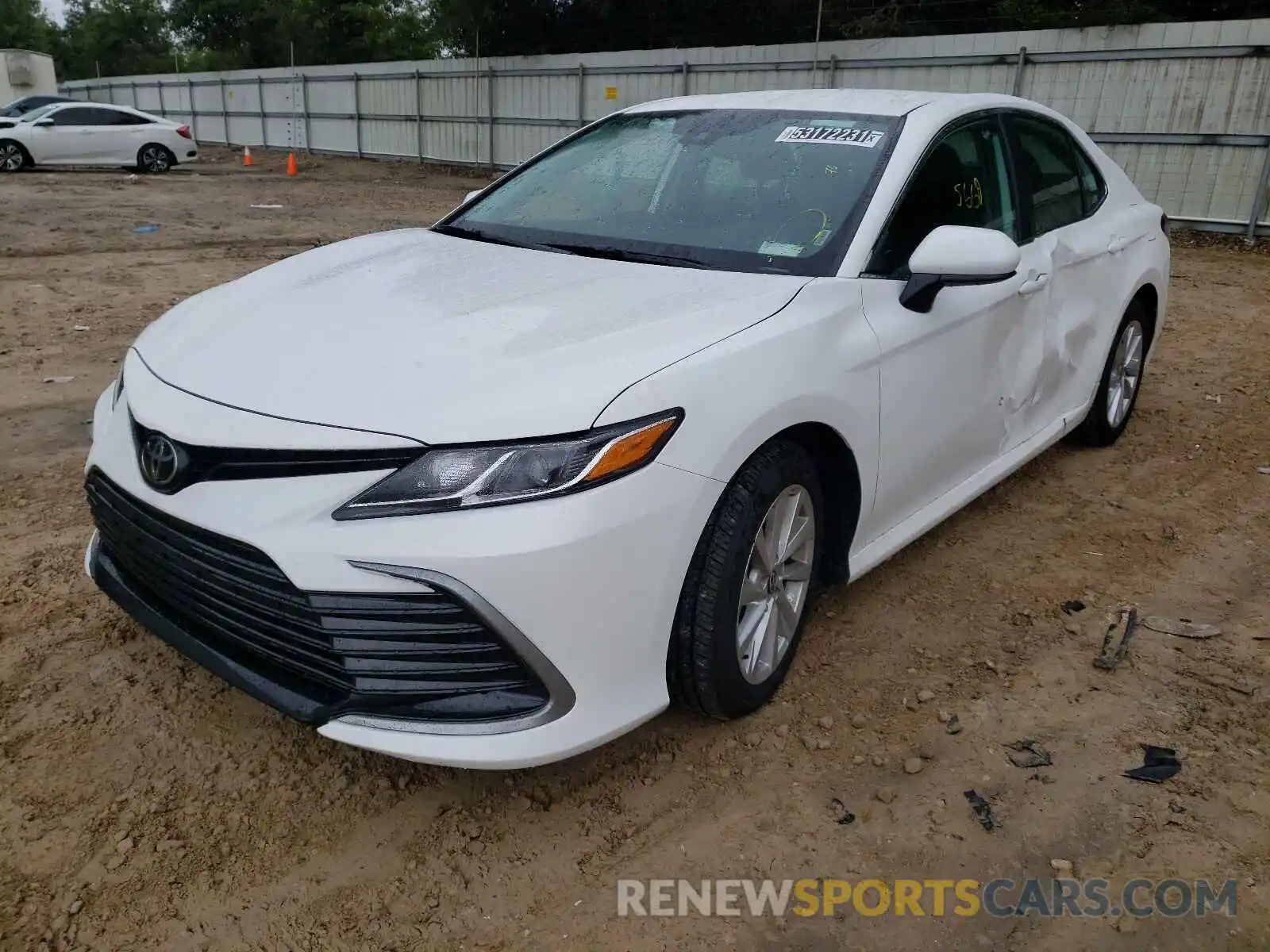 2 Photograph of a damaged car 4T1C11AK2MU455782 TOYOTA CAMRY 2021