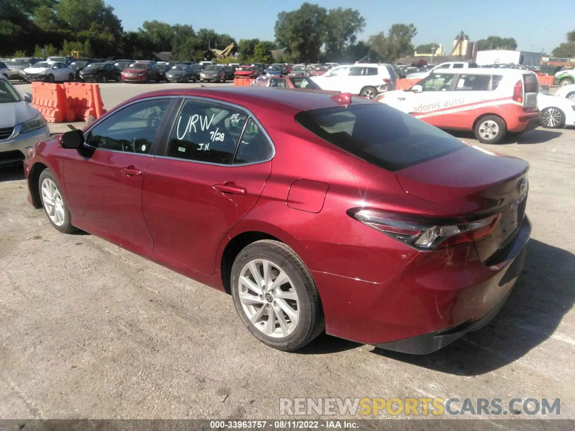 3 Photograph of a damaged car 4T1C11AK2MU472548 TOYOTA CAMRY 2021