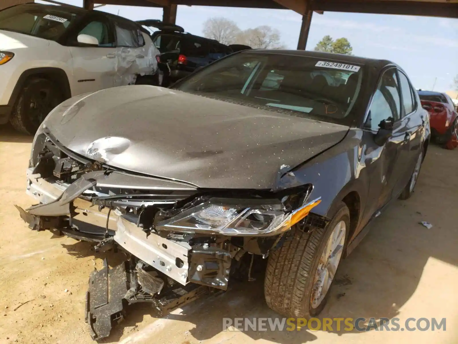 2 Photograph of a damaged car 4T1C11AK2MU516421 TOYOTA CAMRY 2021