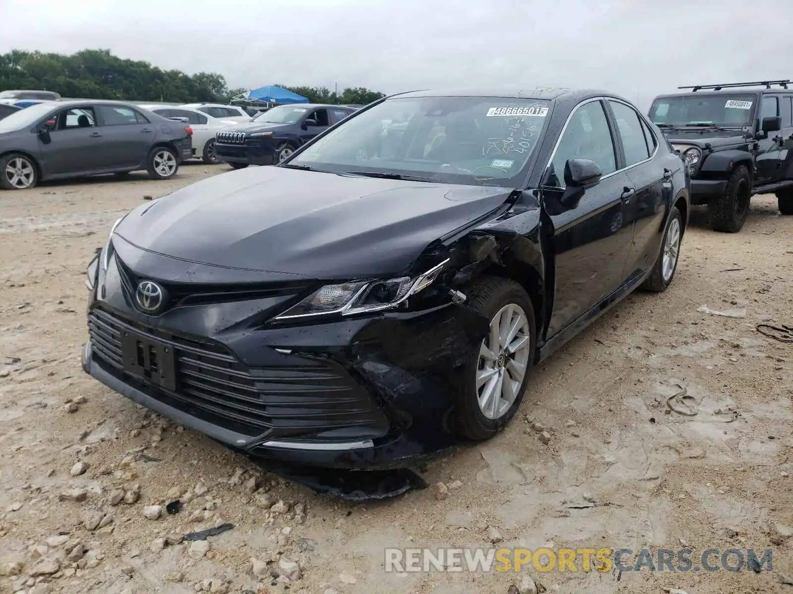 2 Photograph of a damaged car 4T1C11AK2MU541805 TOYOTA CAMRY 2021