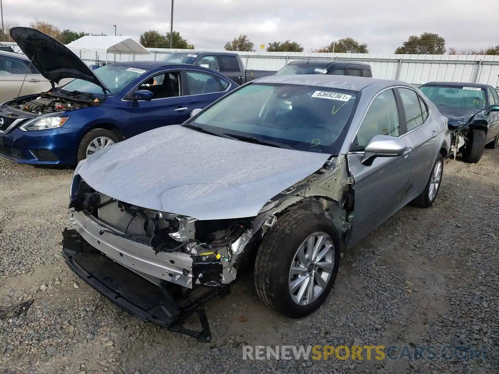 2 Photograph of a damaged car 4T1C11AK2MU542338 TOYOTA CAMRY 2021