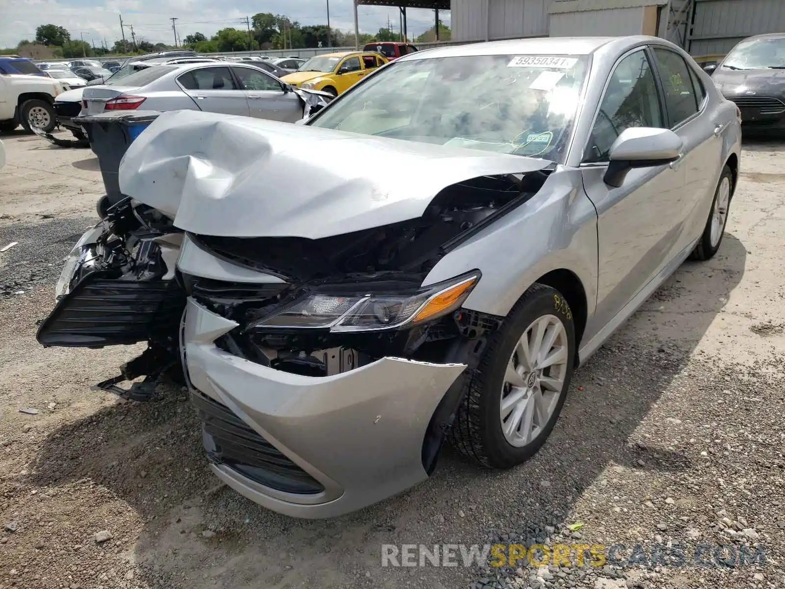 2 Photograph of a damaged car 4T1C11AK2MU544073 TOYOTA CAMRY 2021