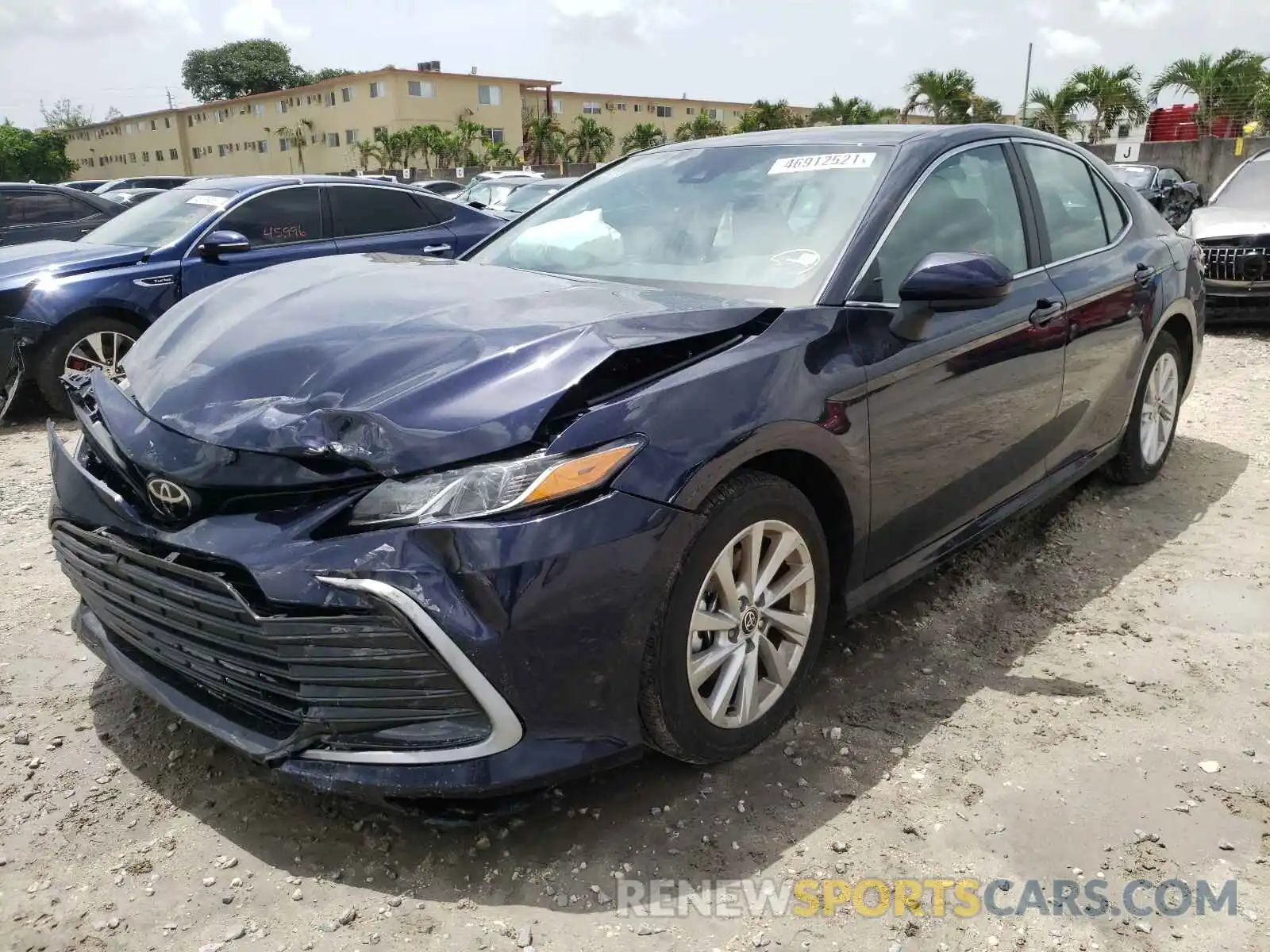 2 Photograph of a damaged car 4T1C11AK2MU546311 TOYOTA CAMRY 2021