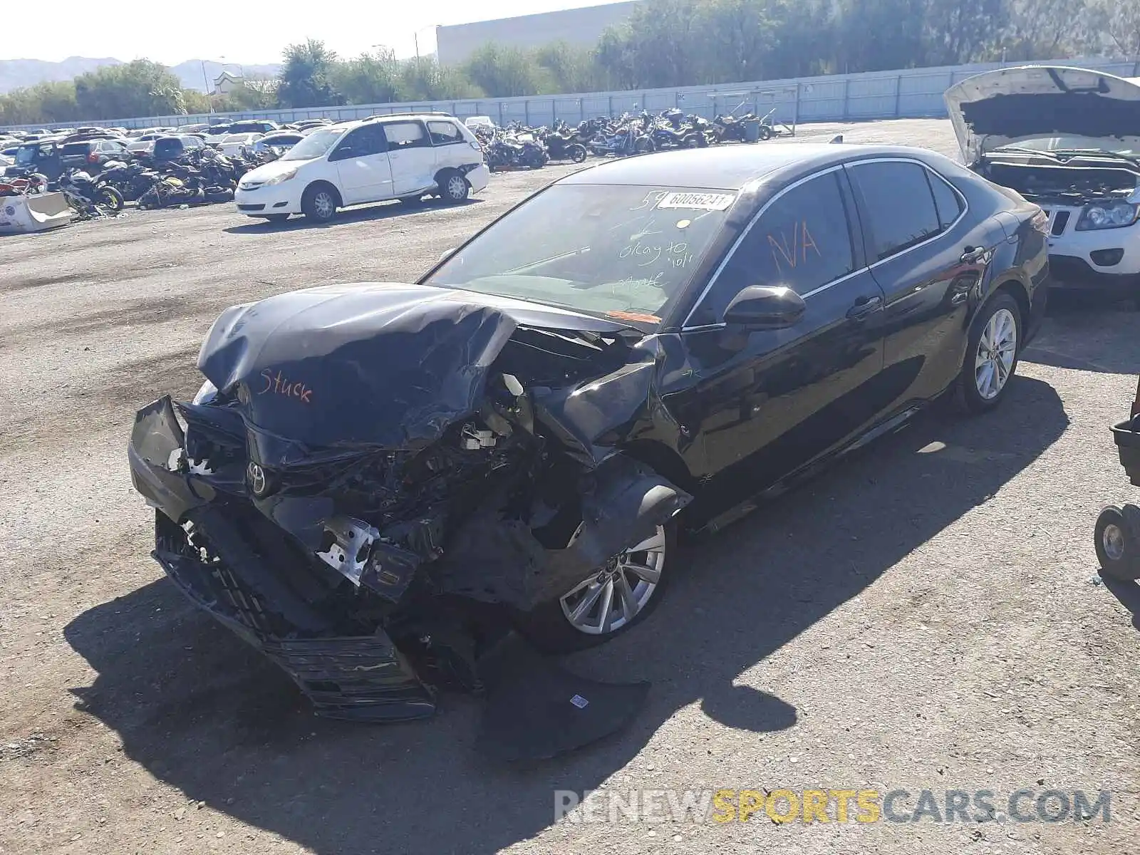 2 Photograph of a damaged car 4T1C11AK2MU549662 TOYOTA CAMRY 2021