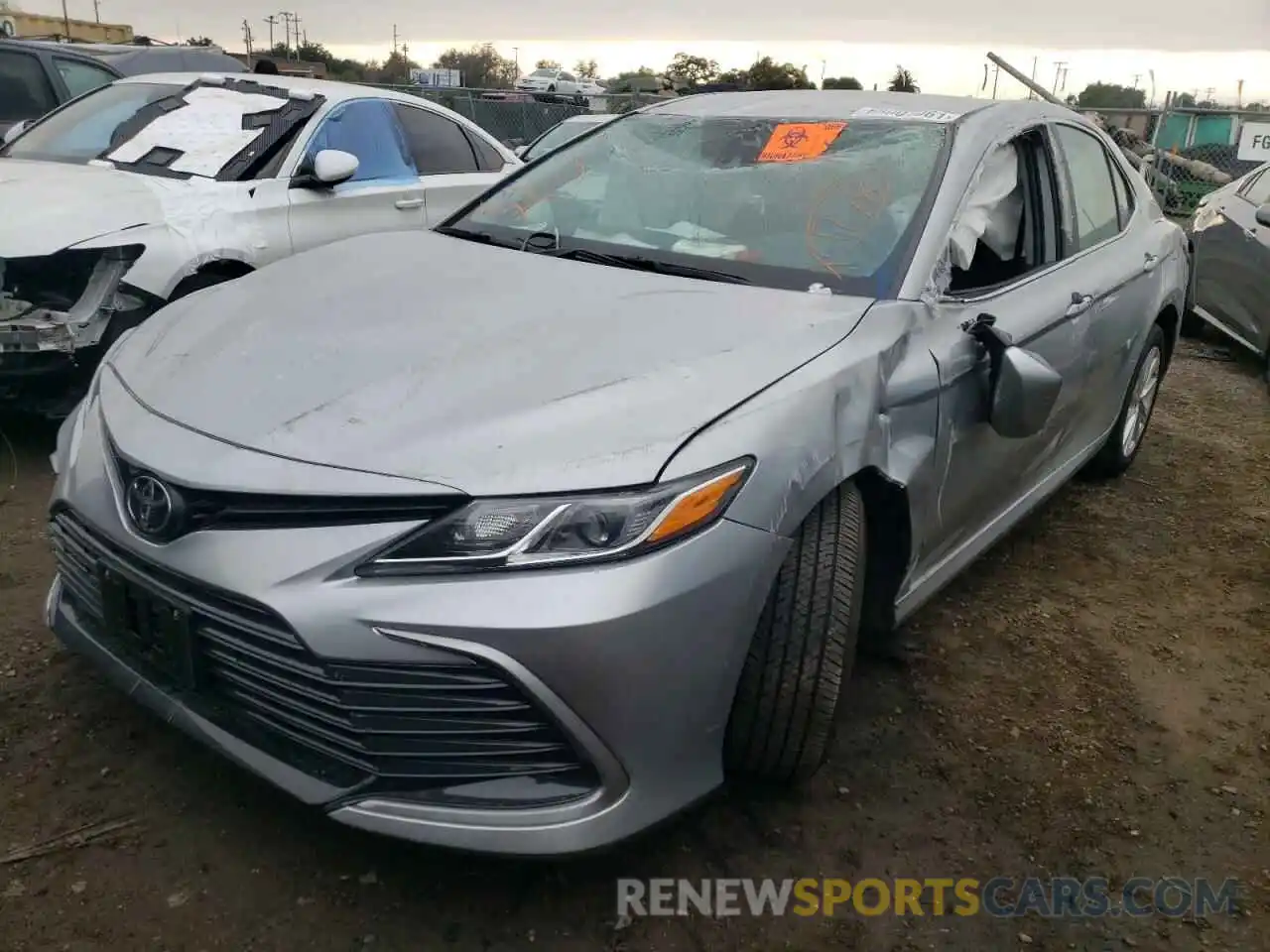 2 Photograph of a damaged car 4T1C11AK2MU549855 TOYOTA CAMRY 2021