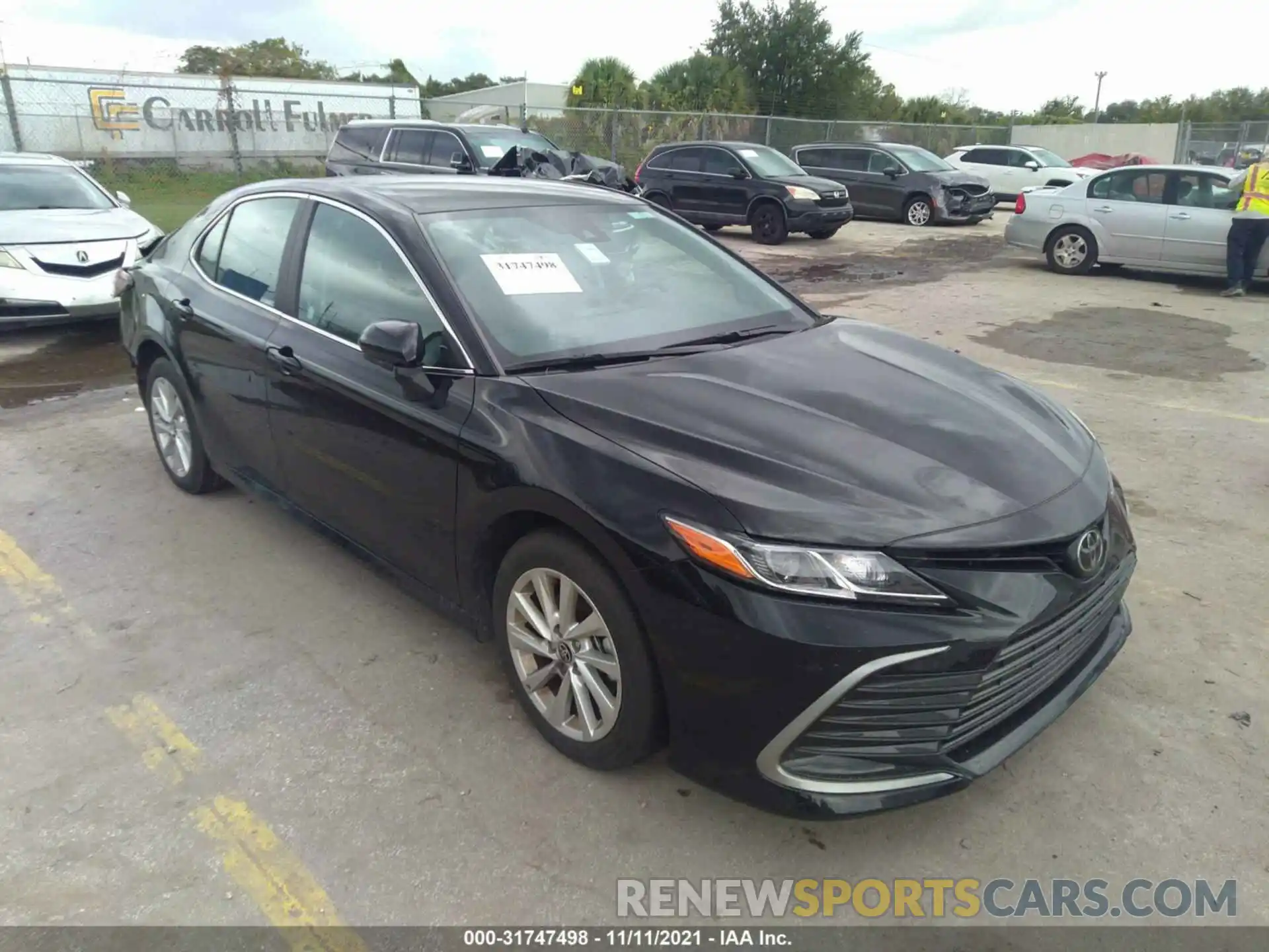 1 Photograph of a damaged car 4T1C11AK2MU558183 TOYOTA CAMRY 2021