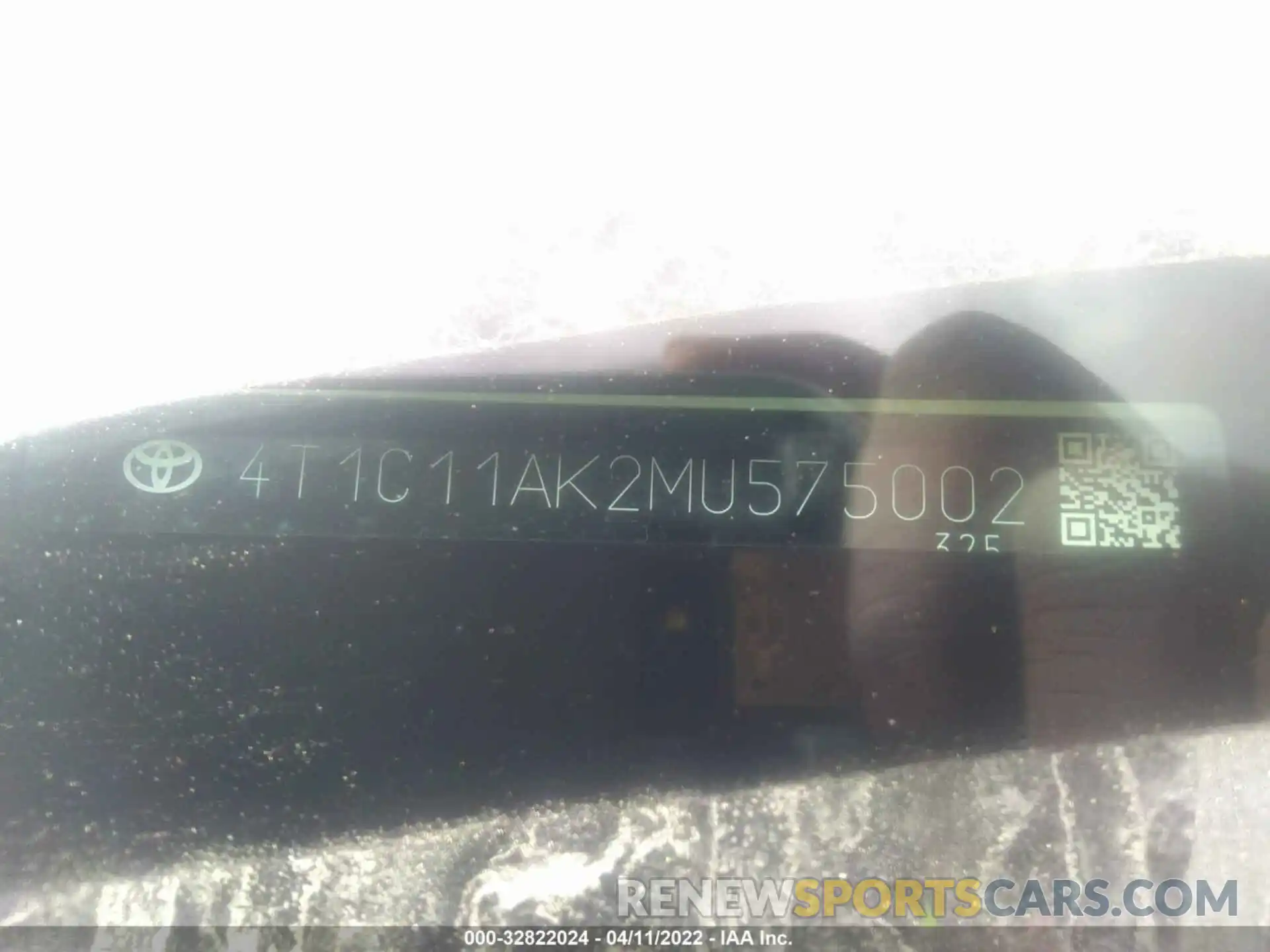 9 Фотография поврежденного автомобиля 4T1C11AK2MU575002 TOYOTA CAMRY 2021