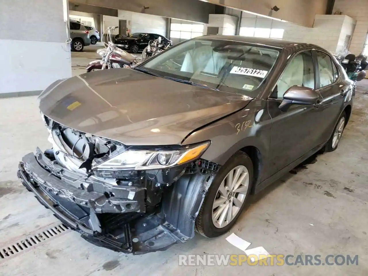 2 Photograph of a damaged car 4T1C11AK2MU576344 TOYOTA CAMRY 2021