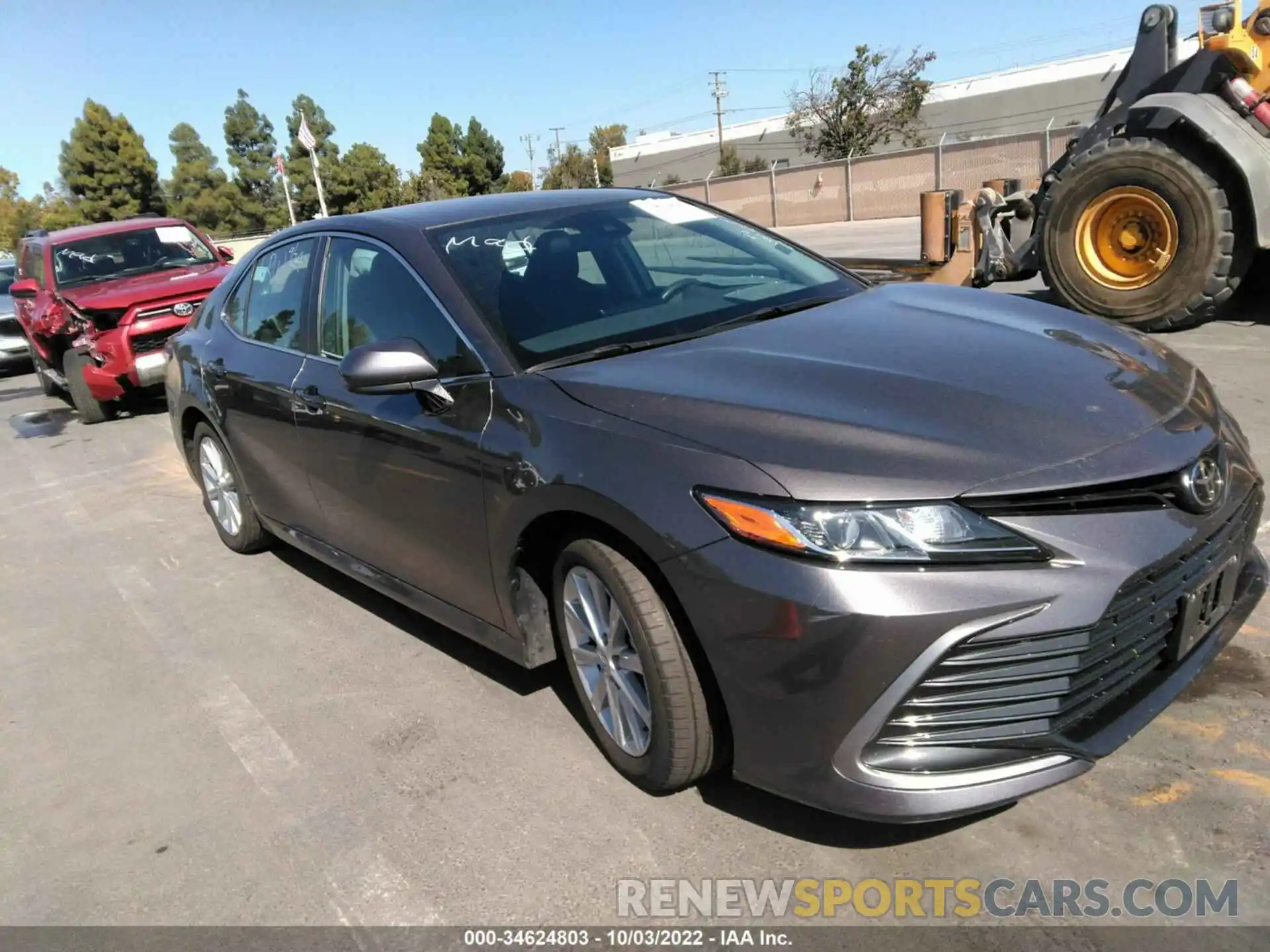 1 Photograph of a damaged car 4T1C11AK2MU591409 TOYOTA CAMRY 2021