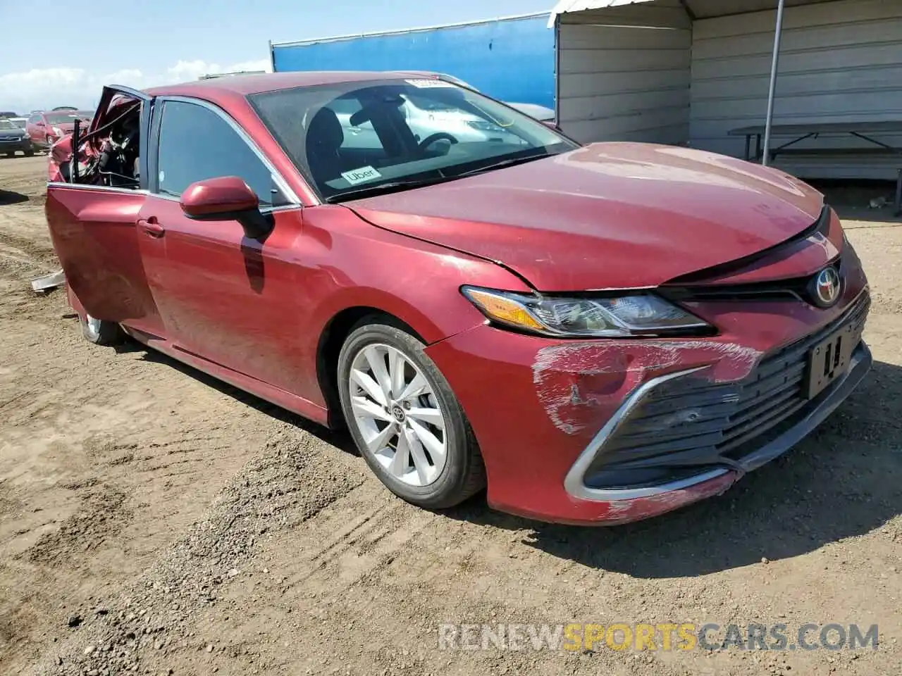 1 Photograph of a damaged car 4T1C11AK2MU594004 TOYOTA CAMRY 2021