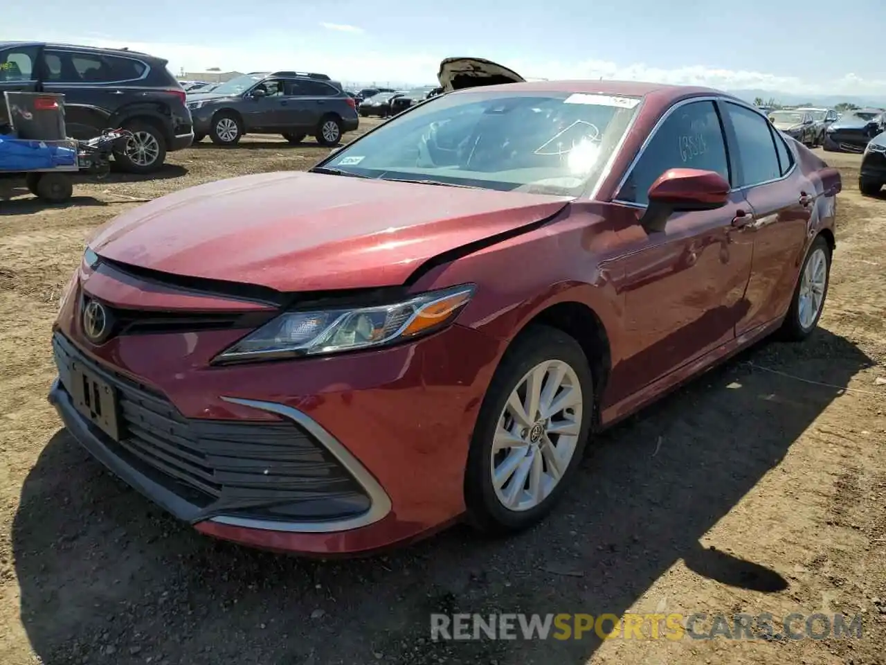 2 Photograph of a damaged car 4T1C11AK2MU594004 TOYOTA CAMRY 2021