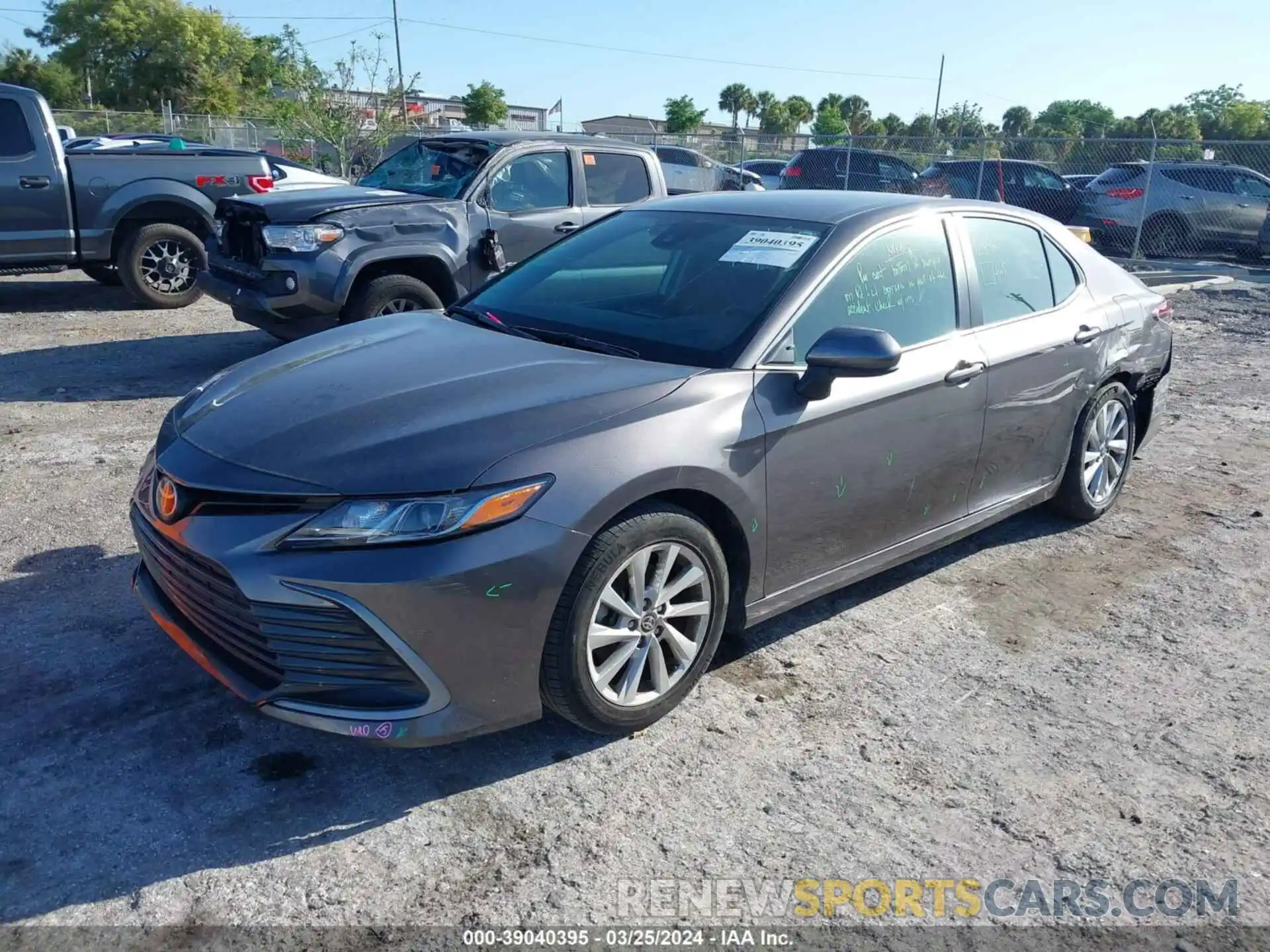 2 Photograph of a damaged car 4T1C11AK2MU600643 TOYOTA CAMRY 2021