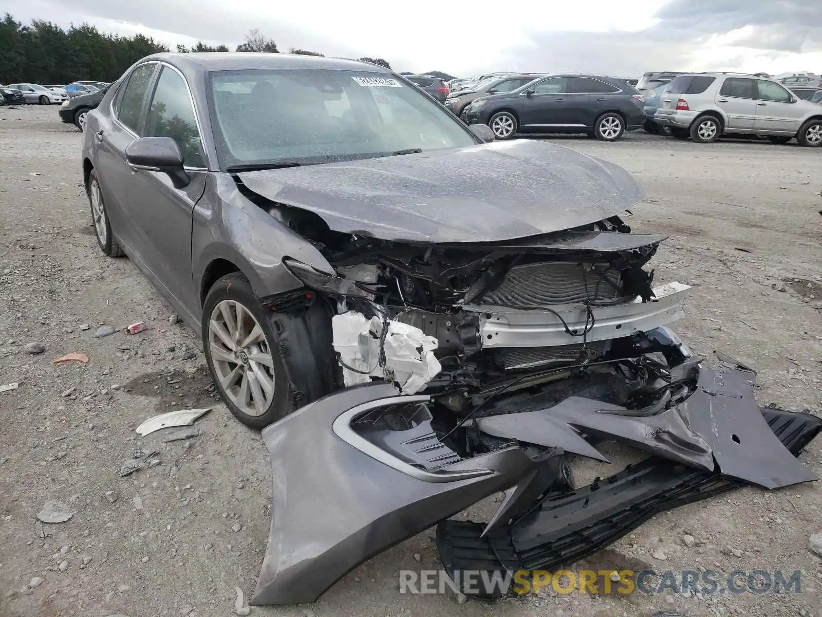 1 Photograph of a damaged car 4T1C11AK2MU611299 TOYOTA CAMRY 2021