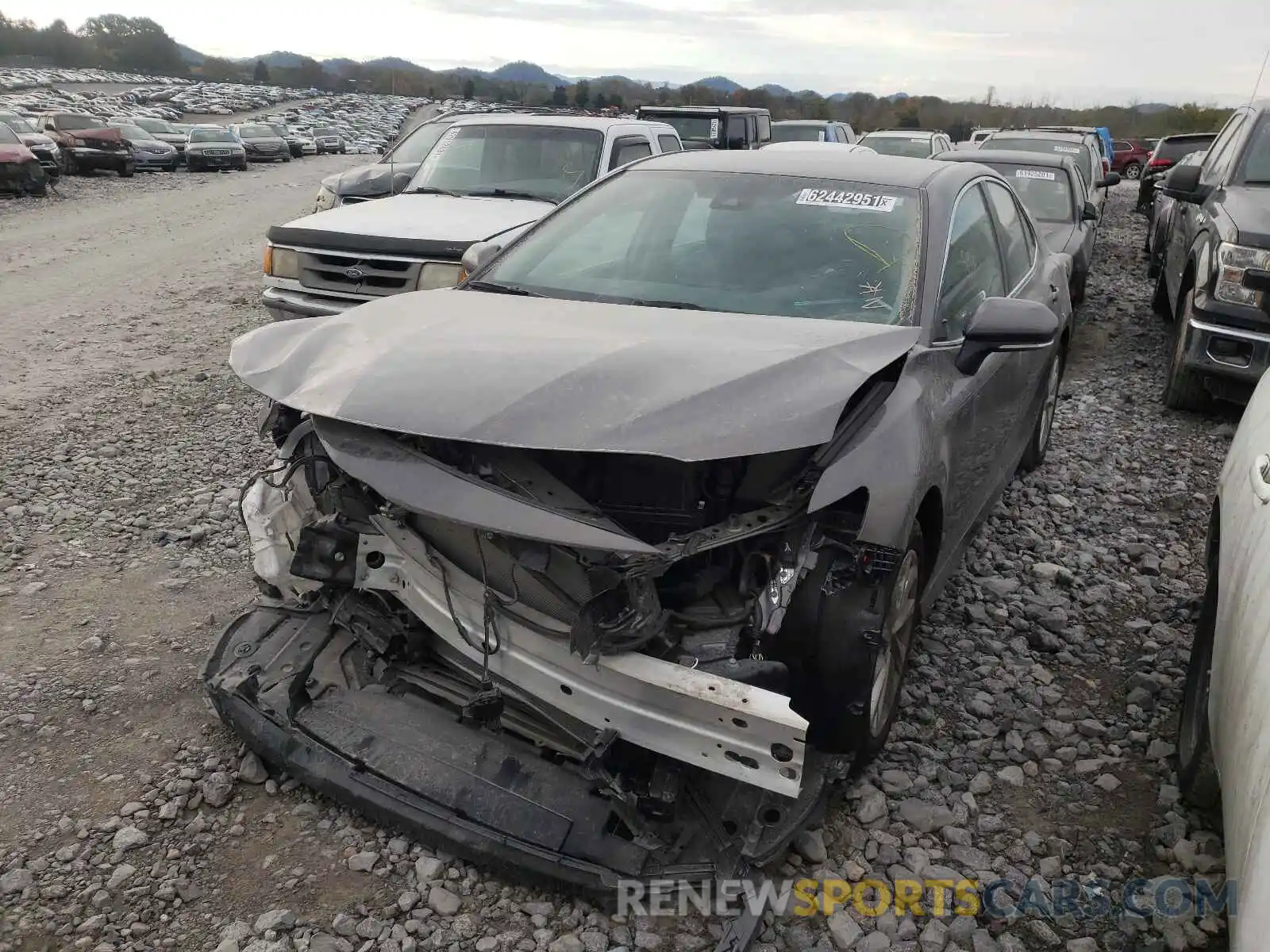 2 Photograph of a damaged car 4T1C11AK2MU611299 TOYOTA CAMRY 2021