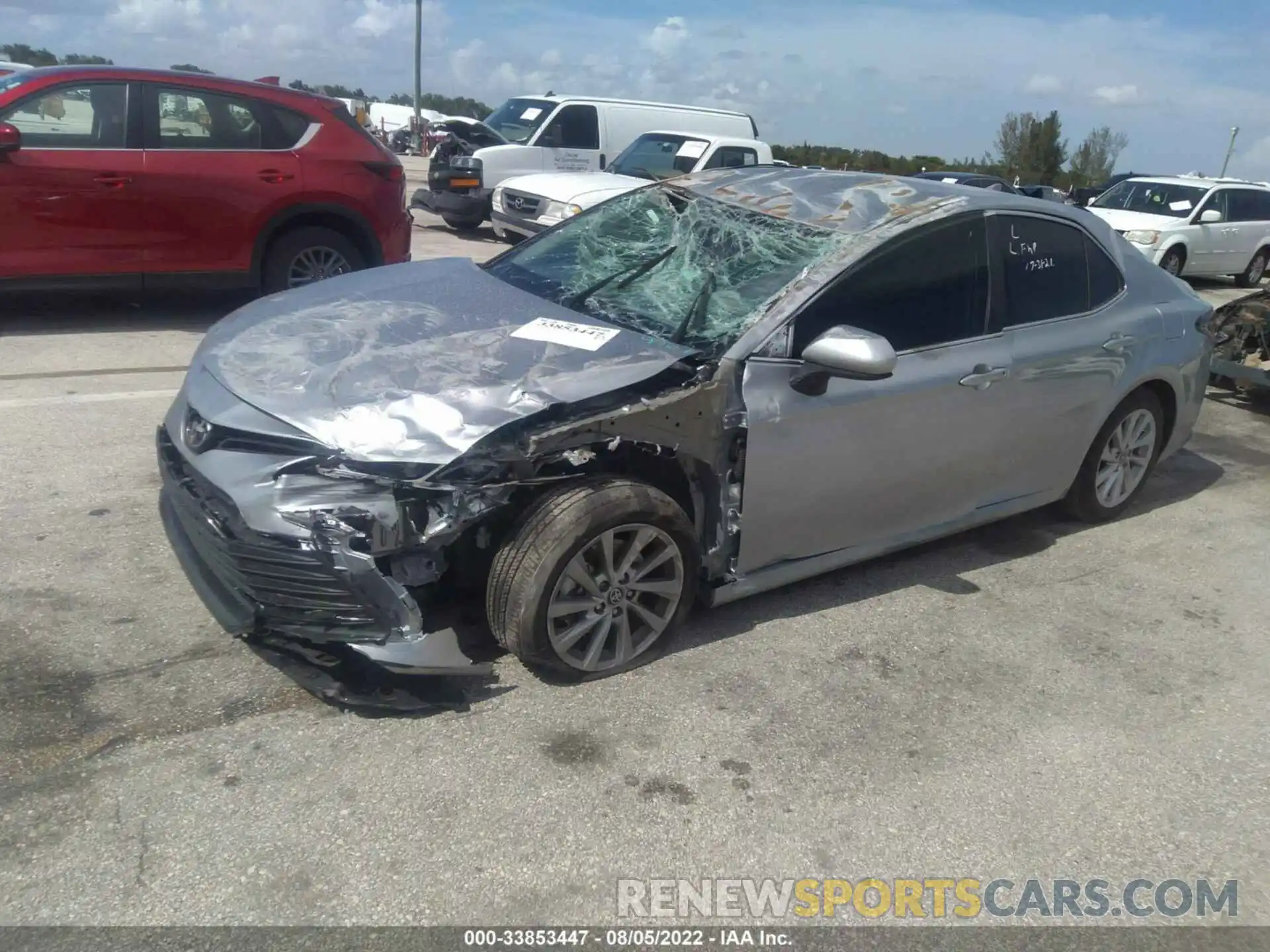 2 Photograph of a damaged car 4T1C11AK2MU614767 TOYOTA CAMRY 2021