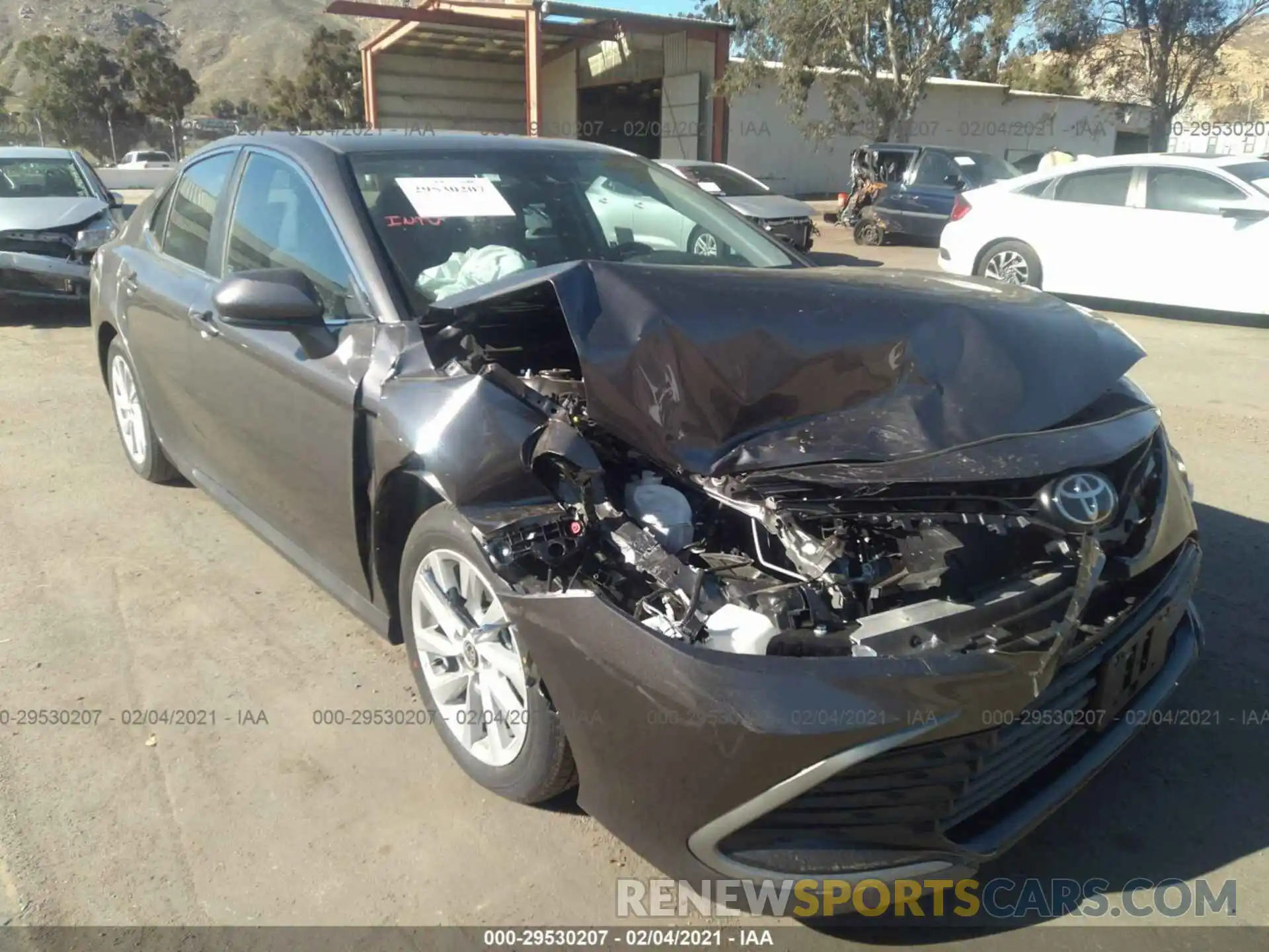 1 Photograph of a damaged car 4T1C11AK3MU409040 TOYOTA CAMRY 2021