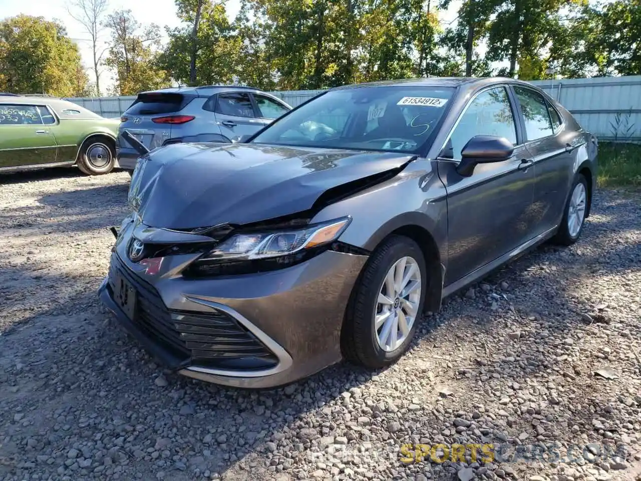 2 Photograph of a damaged car 4T1C11AK3MU410303 TOYOTA CAMRY 2021