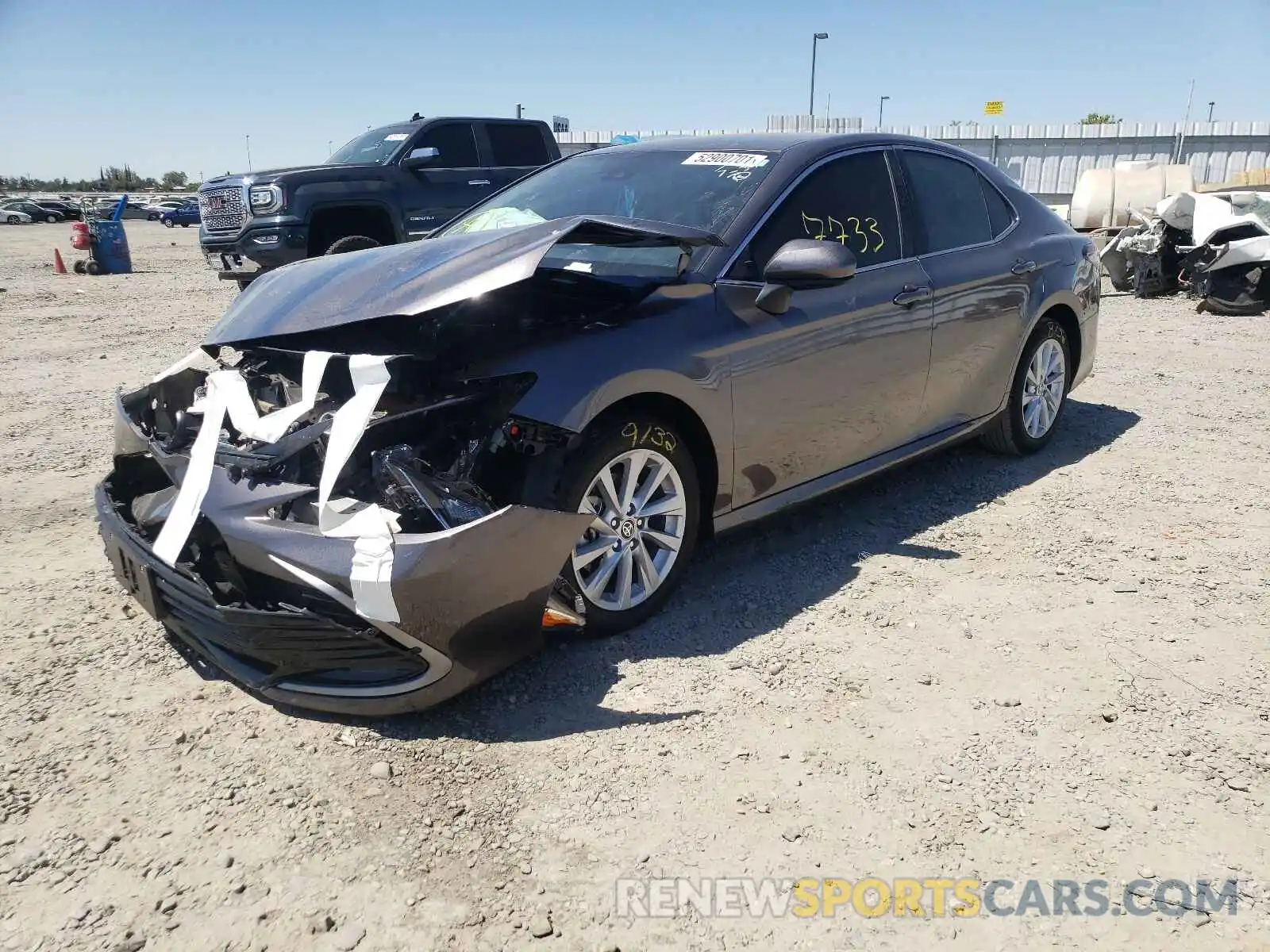 2 Photograph of a damaged car 4T1C11AK3MU422113 TOYOTA CAMRY 2021