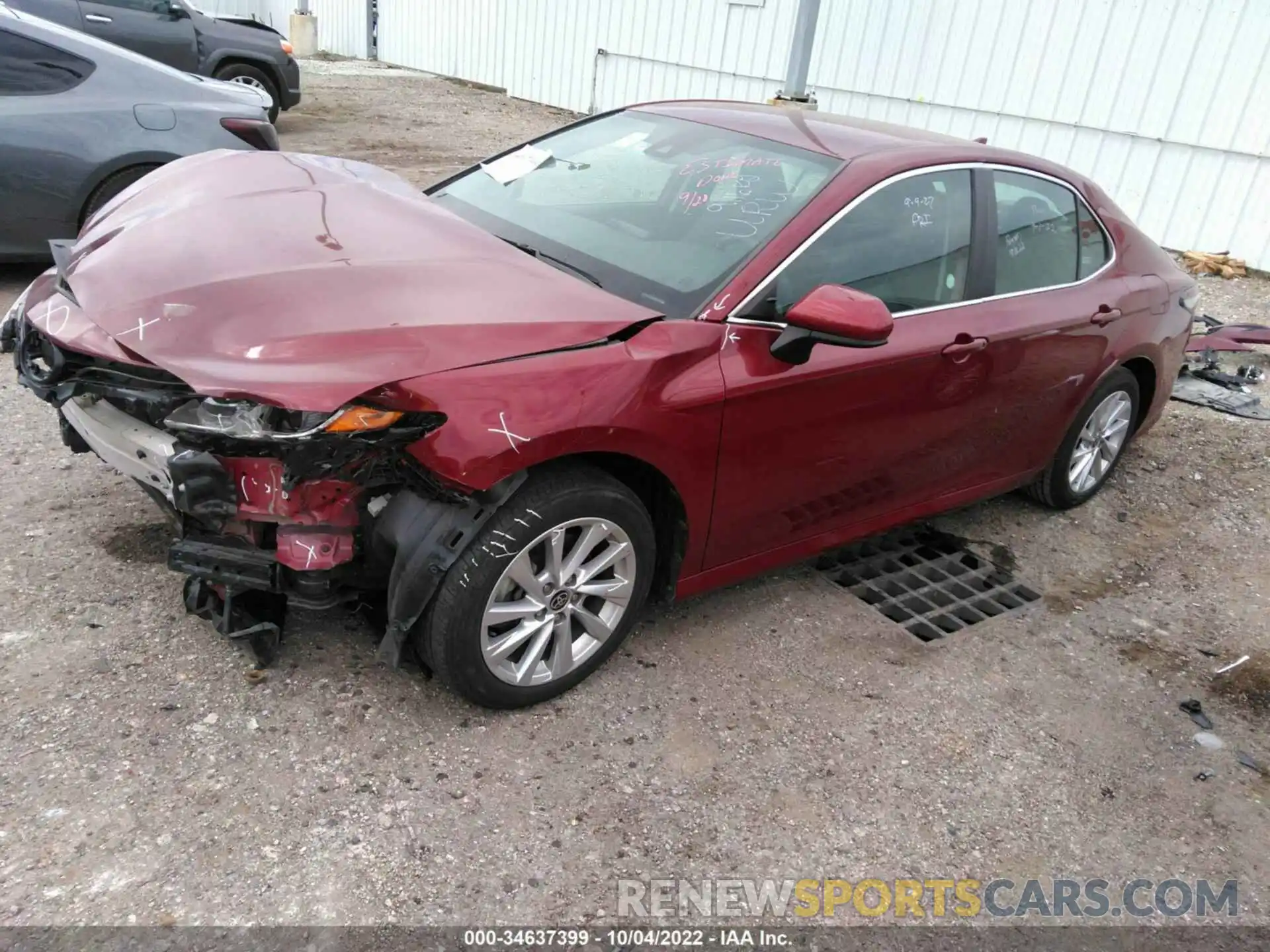 2 Photograph of a damaged car 4T1C11AK3MU440109 TOYOTA CAMRY 2021