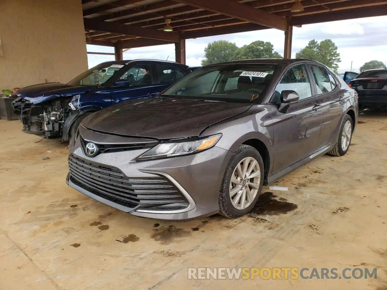 2 Photograph of a damaged car 4T1C11AK3MU443947 TOYOTA CAMRY 2021