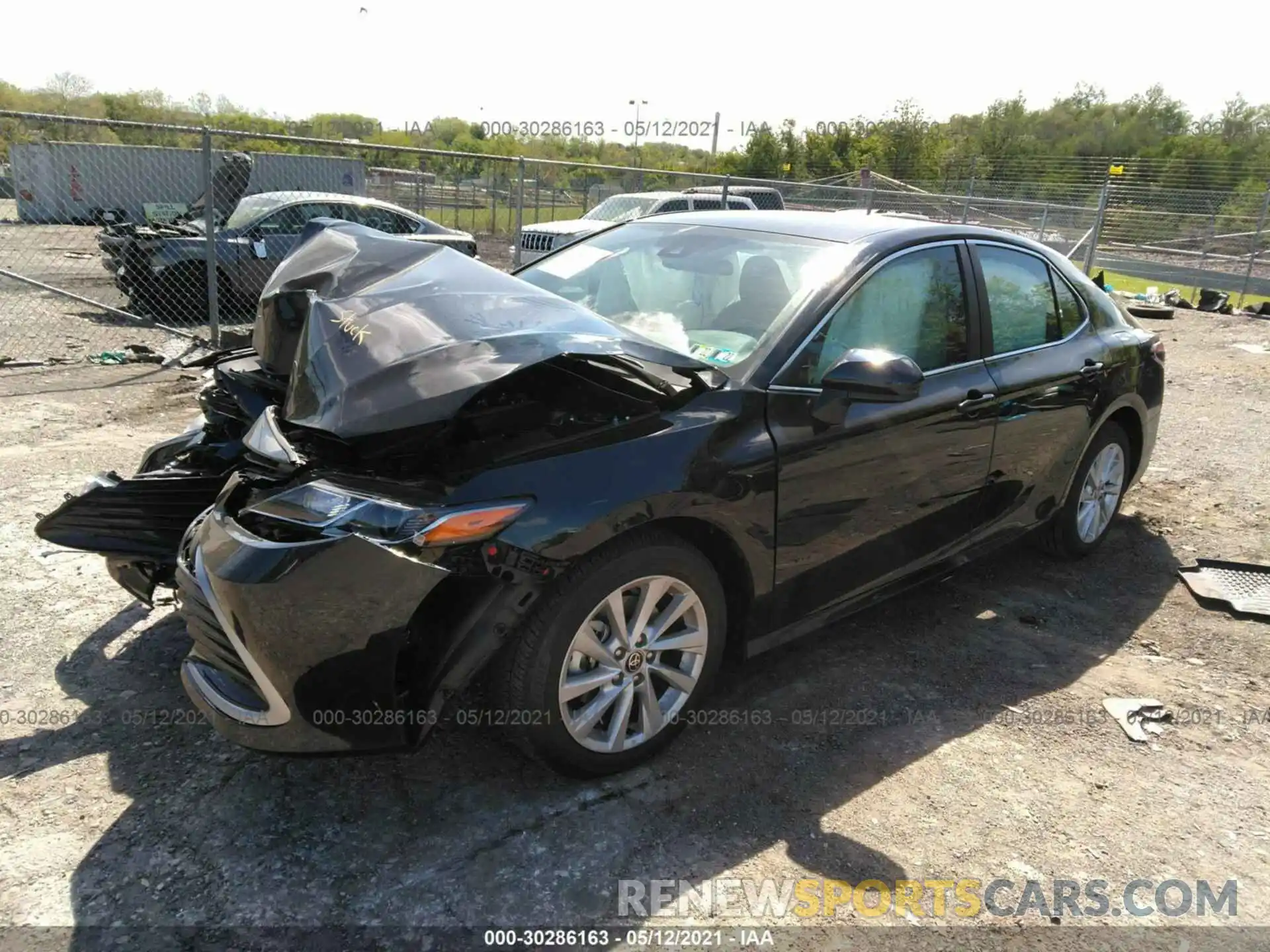 2 Photograph of a damaged car 4T1C11AK3MU449649 TOYOTA CAMRY 2021