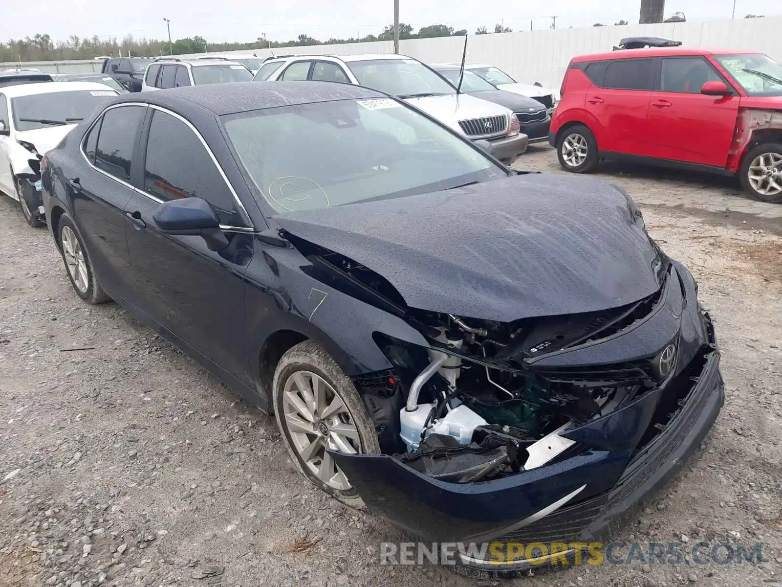 1 Photograph of a damaged car 4T1C11AK3MU453569 TOYOTA CAMRY 2021