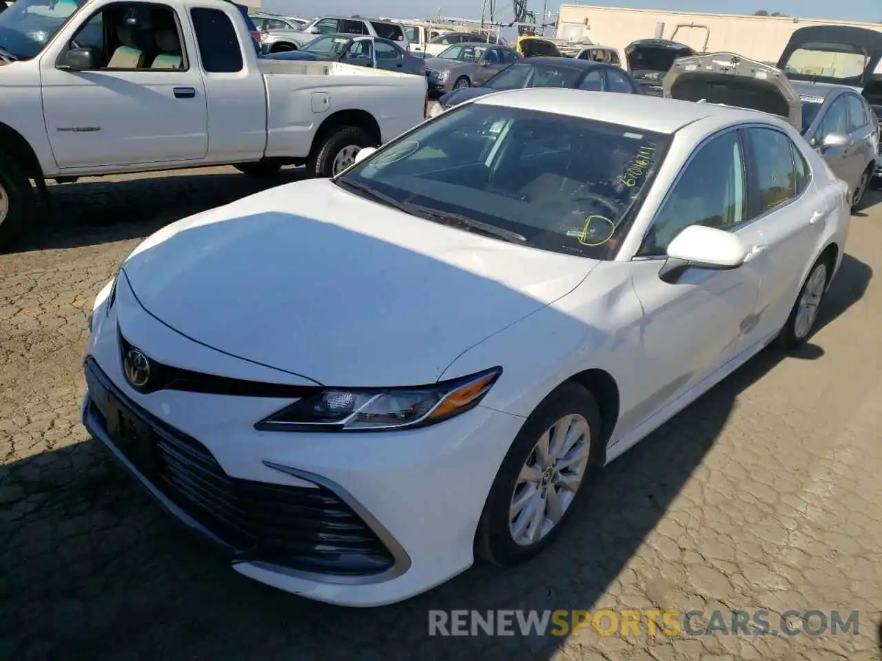 2 Photograph of a damaged car 4T1C11AK3MU469304 TOYOTA CAMRY 2021