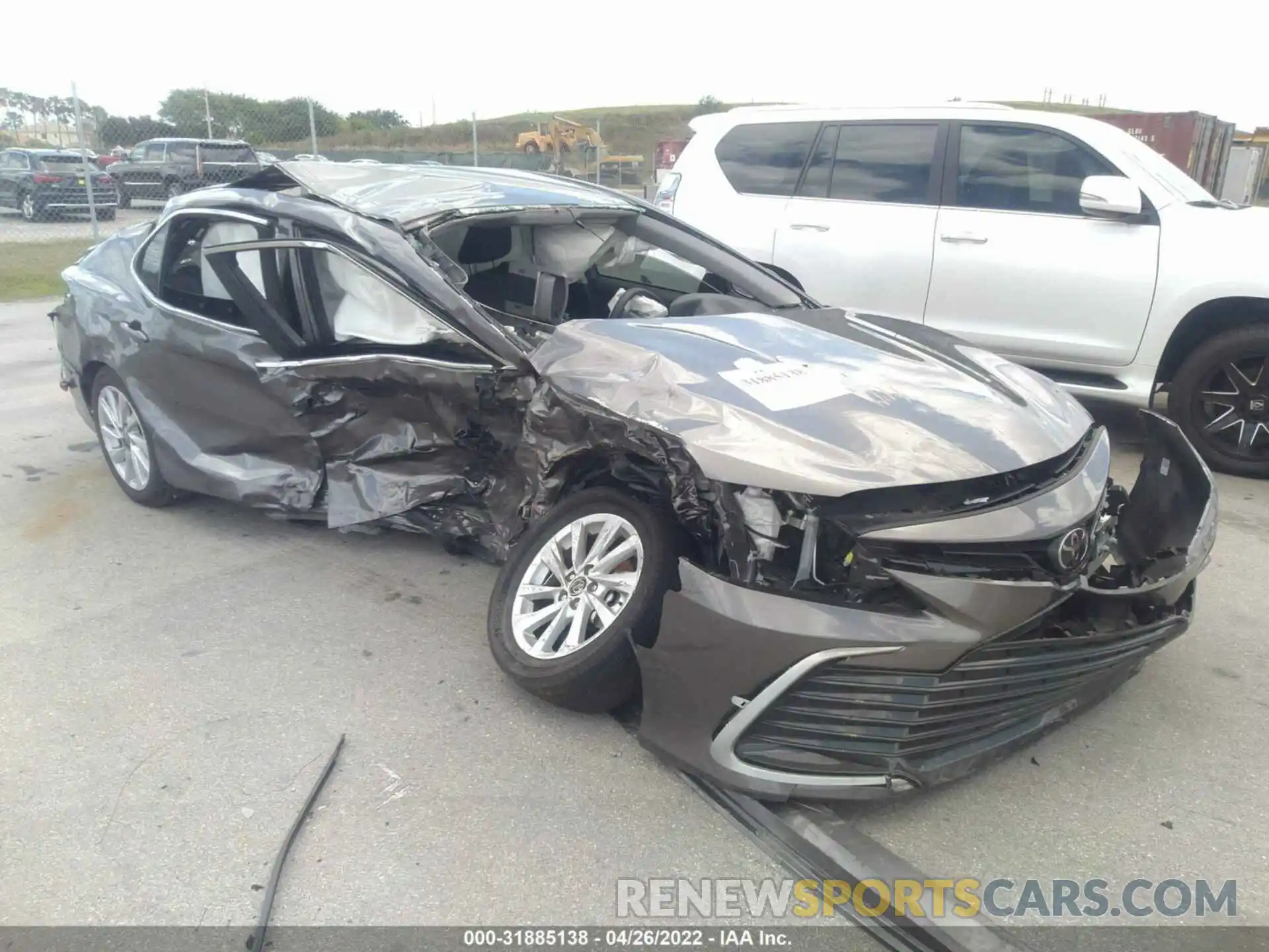 1 Photograph of a damaged car 4T1C11AK3MU473398 TOYOTA CAMRY 2021