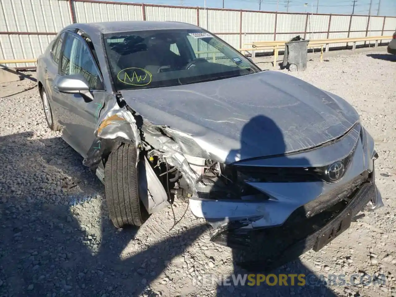 1 Photograph of a damaged car 4T1C11AK3MU478326 TOYOTA CAMRY 2021