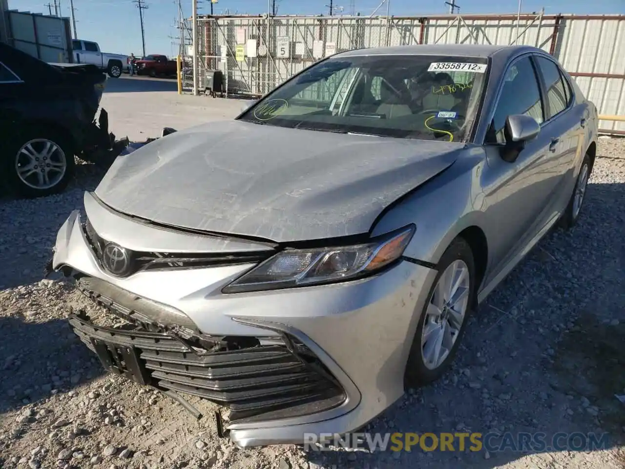 2 Photograph of a damaged car 4T1C11AK3MU478326 TOYOTA CAMRY 2021