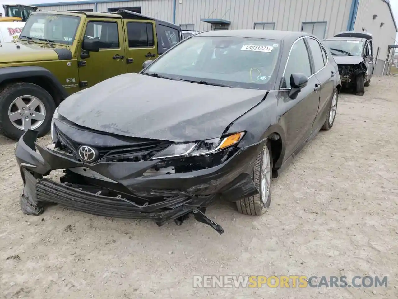 2 Photograph of a damaged car 4T1C11AK3MU512250 TOYOTA CAMRY 2021