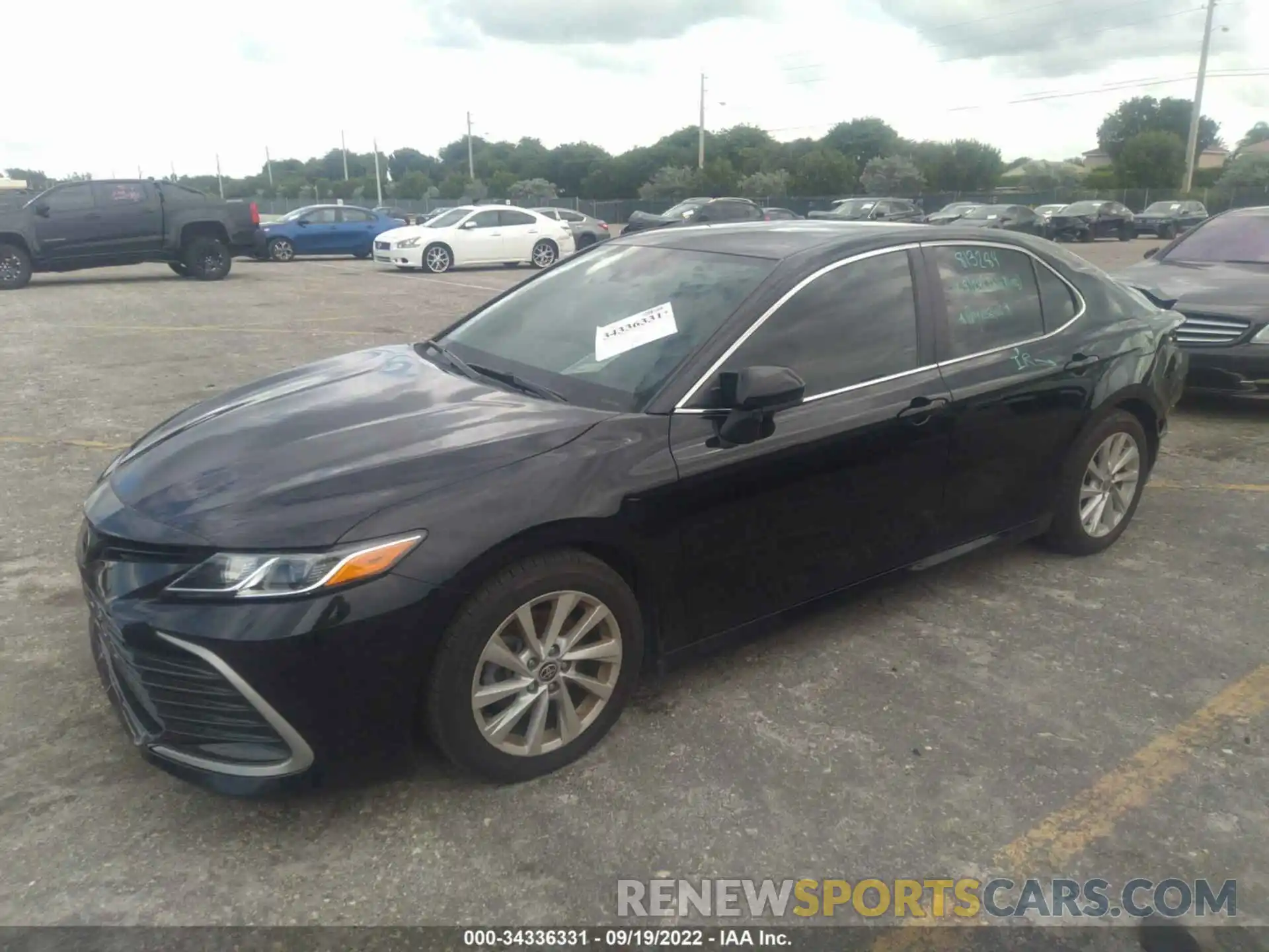 2 Photograph of a damaged car 4T1C11AK3MU519523 TOYOTA CAMRY 2021