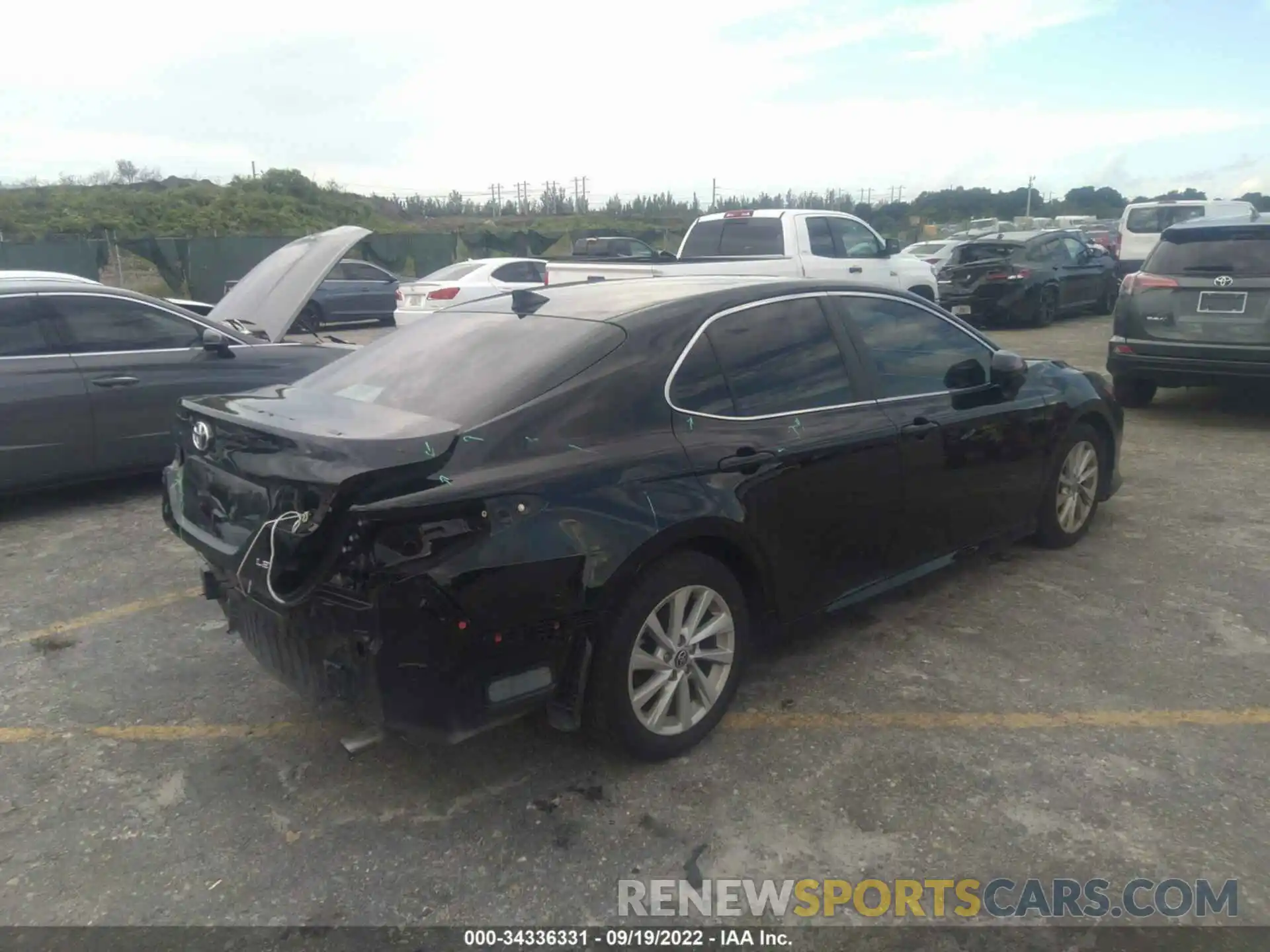 4 Photograph of a damaged car 4T1C11AK3MU519523 TOYOTA CAMRY 2021