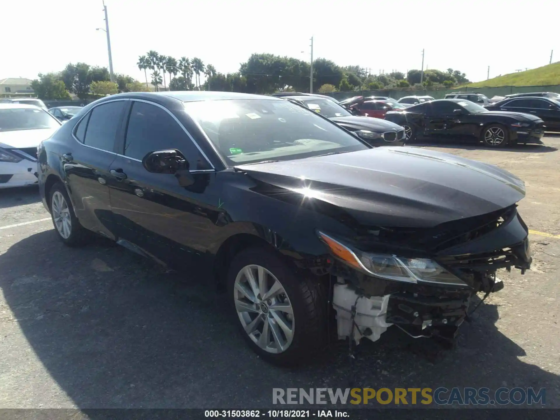 1 Photograph of a damaged car 4T1C11AK3MU523734 TOYOTA CAMRY 2021