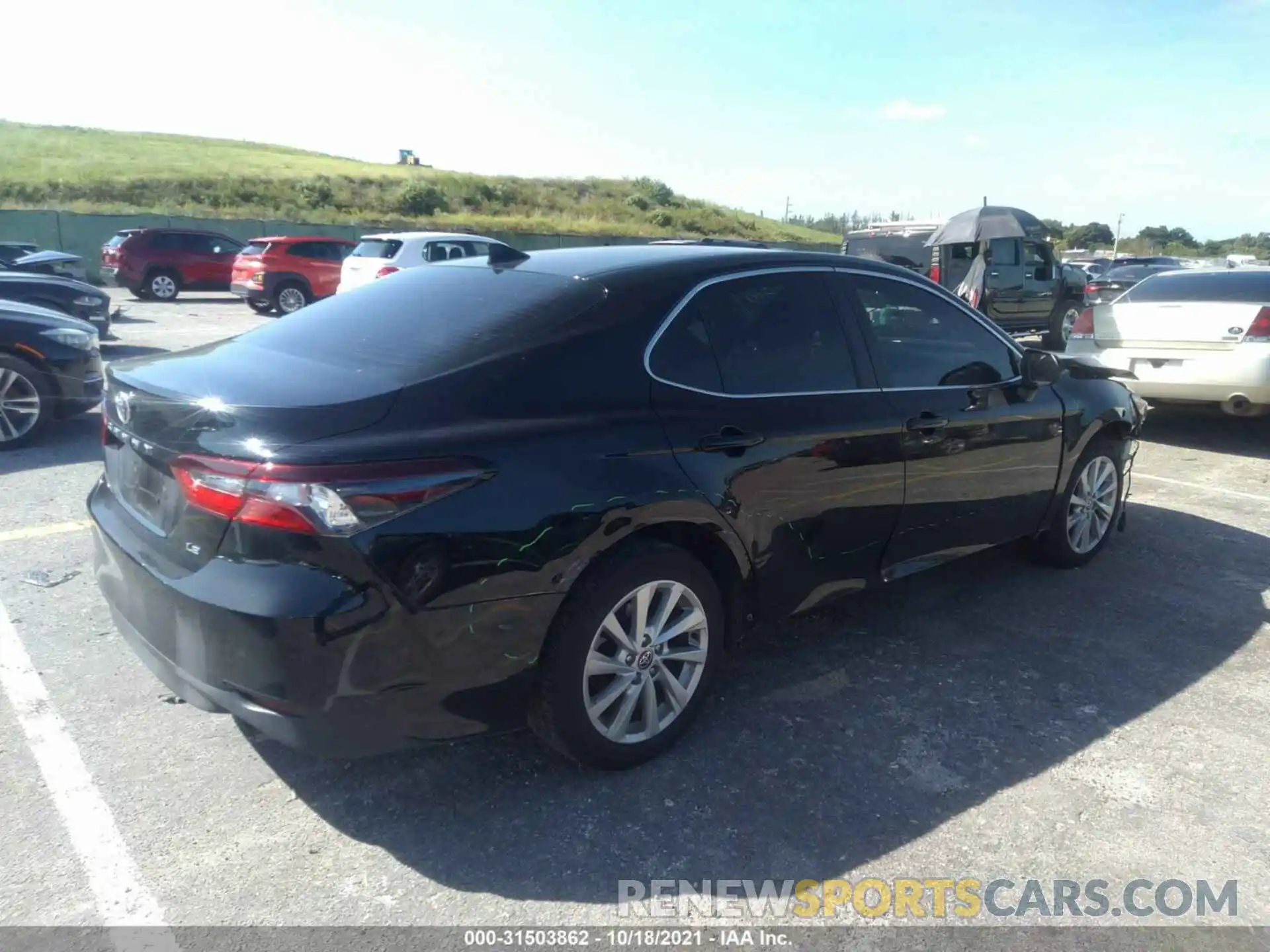 4 Photograph of a damaged car 4T1C11AK3MU523734 TOYOTA CAMRY 2021