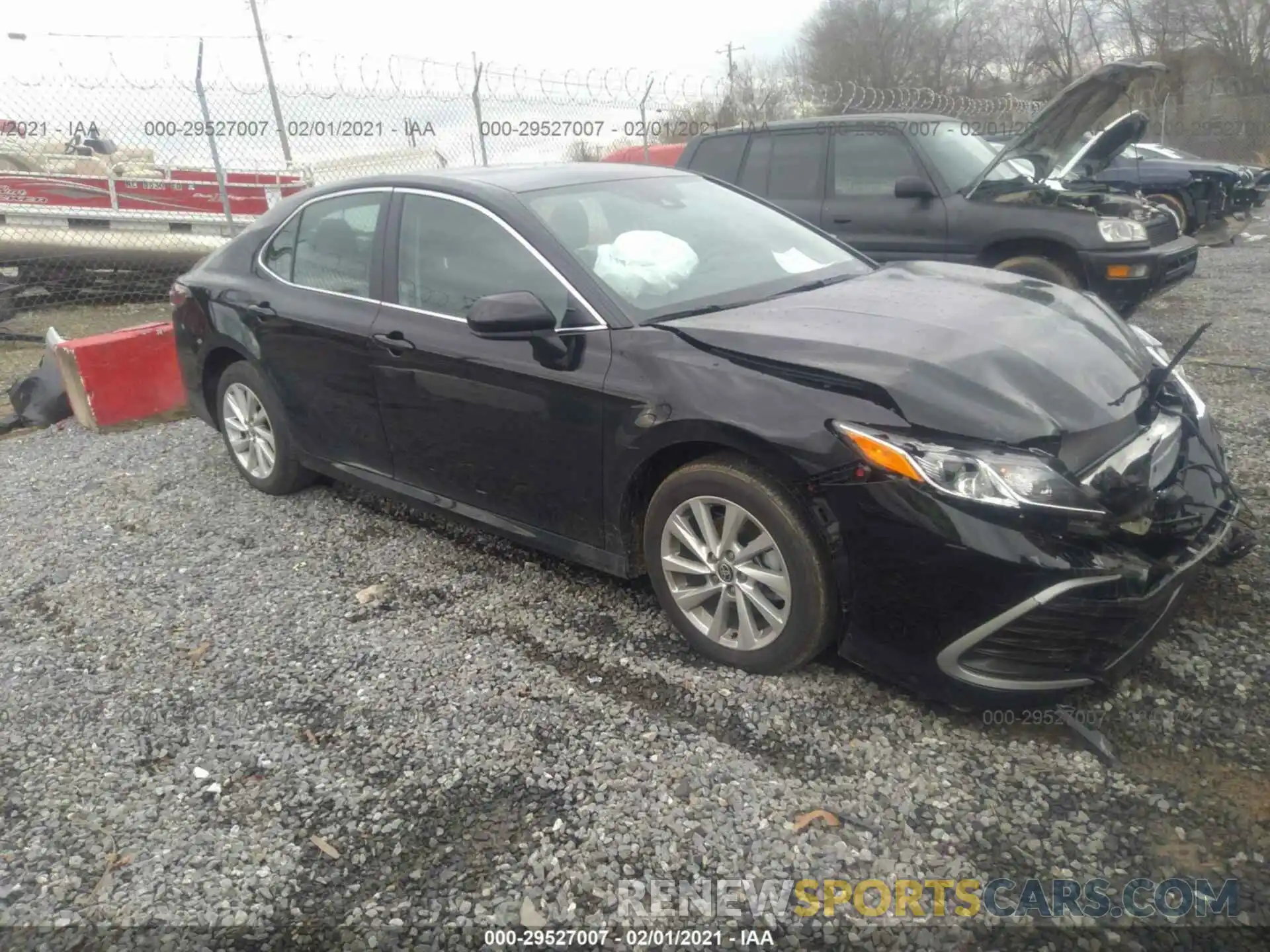 1 Photograph of a damaged car 4T1C11AK3MU537312 TOYOTA CAMRY 2021