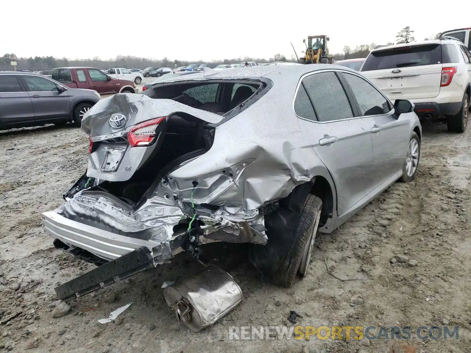 4 Photograph of a damaged car 4T1C11AK3MU537391 TOYOTA CAMRY 2021