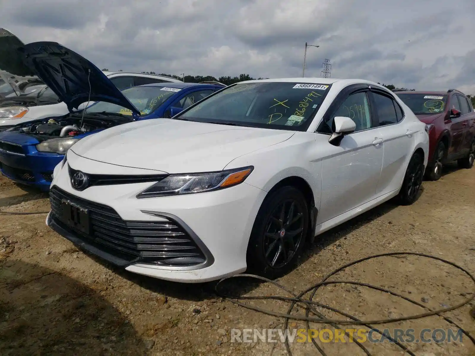 2 Photograph of a damaged car 4T1C11AK3MU553185 TOYOTA CAMRY 2021