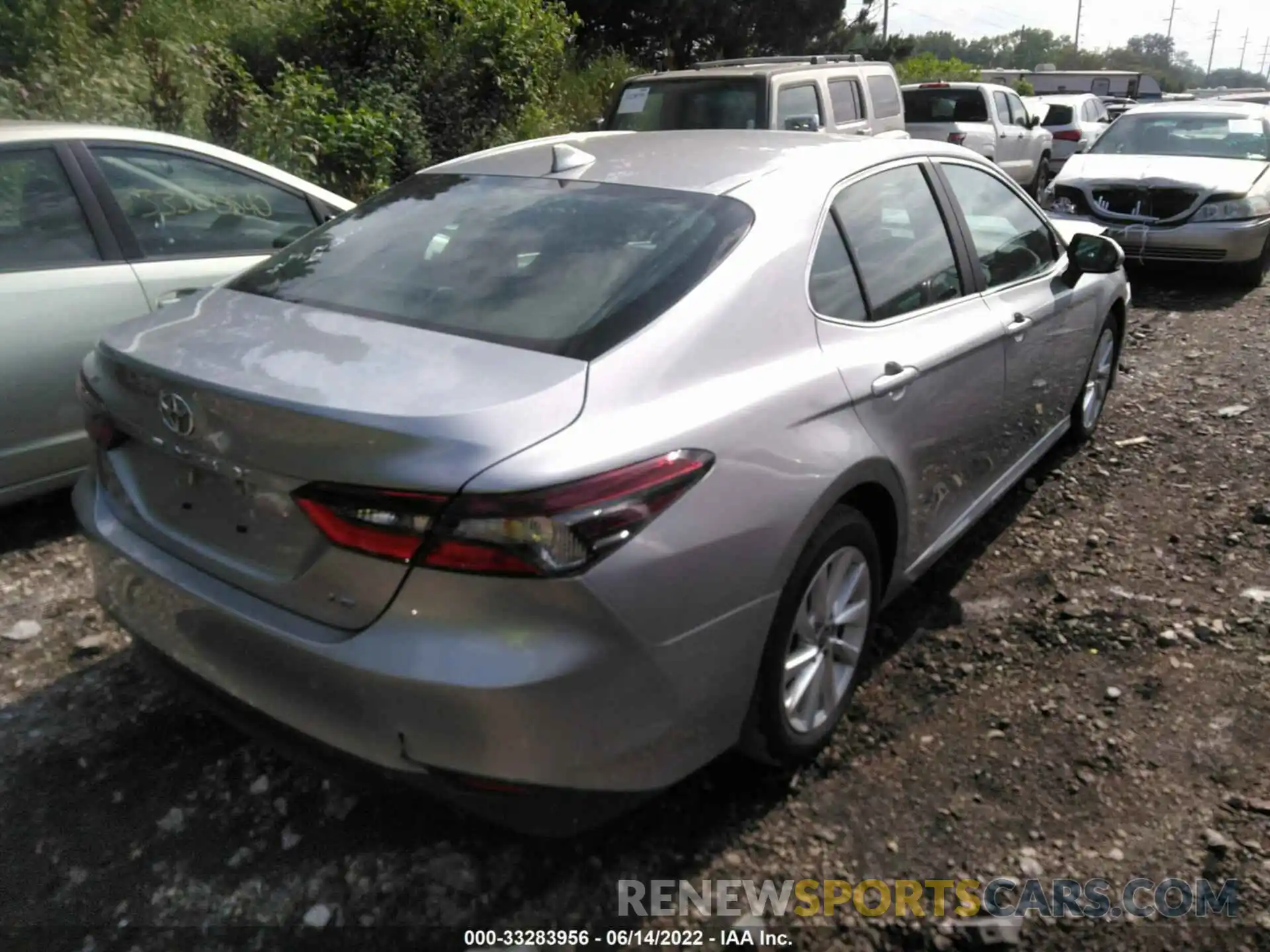 4 Photograph of a damaged car 4T1C11AK3MU573954 TOYOTA CAMRY 2021