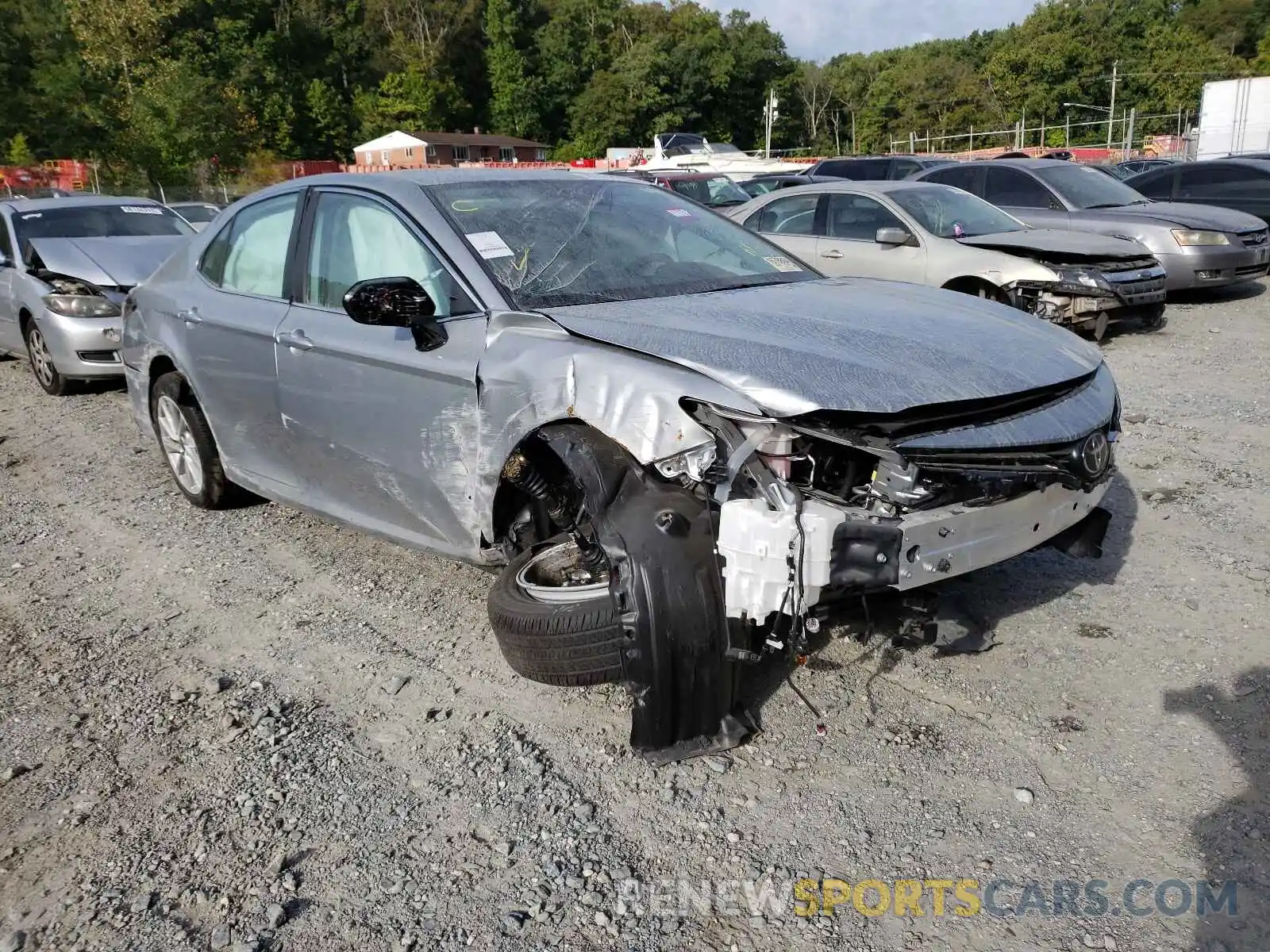 1 Photograph of a damaged car 4T1C11AK3MU577275 TOYOTA CAMRY 2021