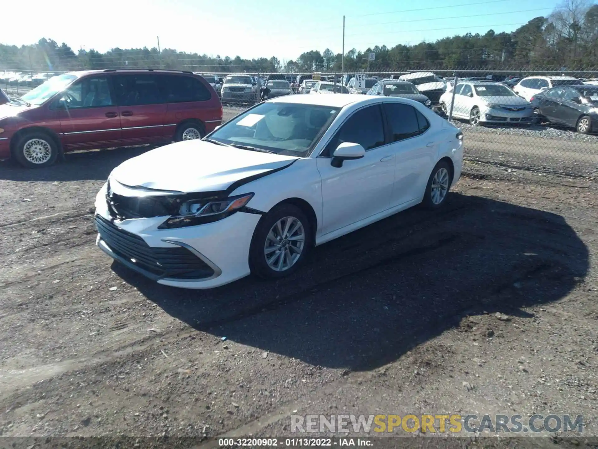 2 Photograph of a damaged car 4T1C11AK3MU580550 TOYOTA CAMRY 2021