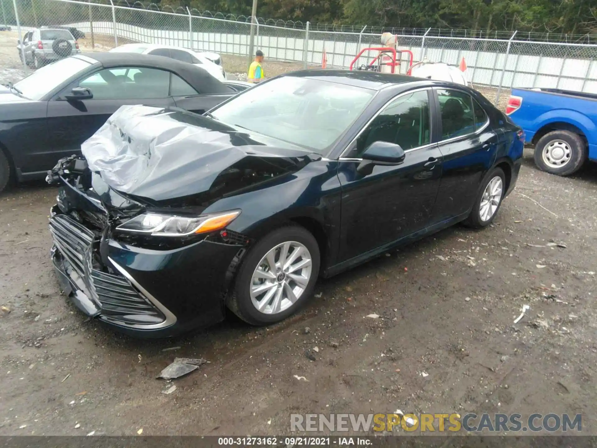 2 Photograph of a damaged car 4T1C11AK3MU590169 TOYOTA CAMRY 2021