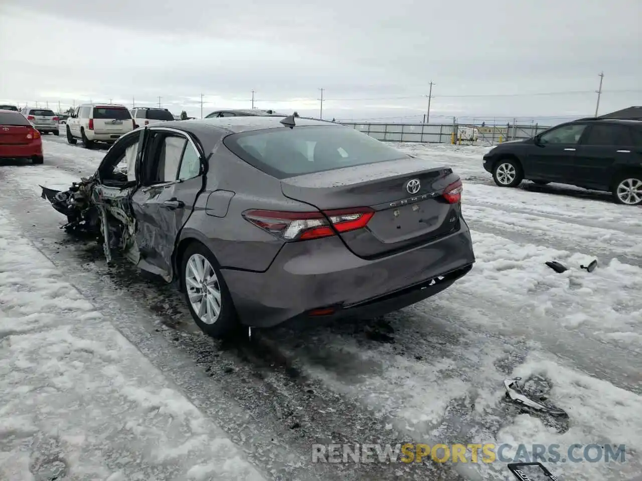 3 Photograph of a damaged car 4T1C11AK3MU593542 TOYOTA CAMRY 2021