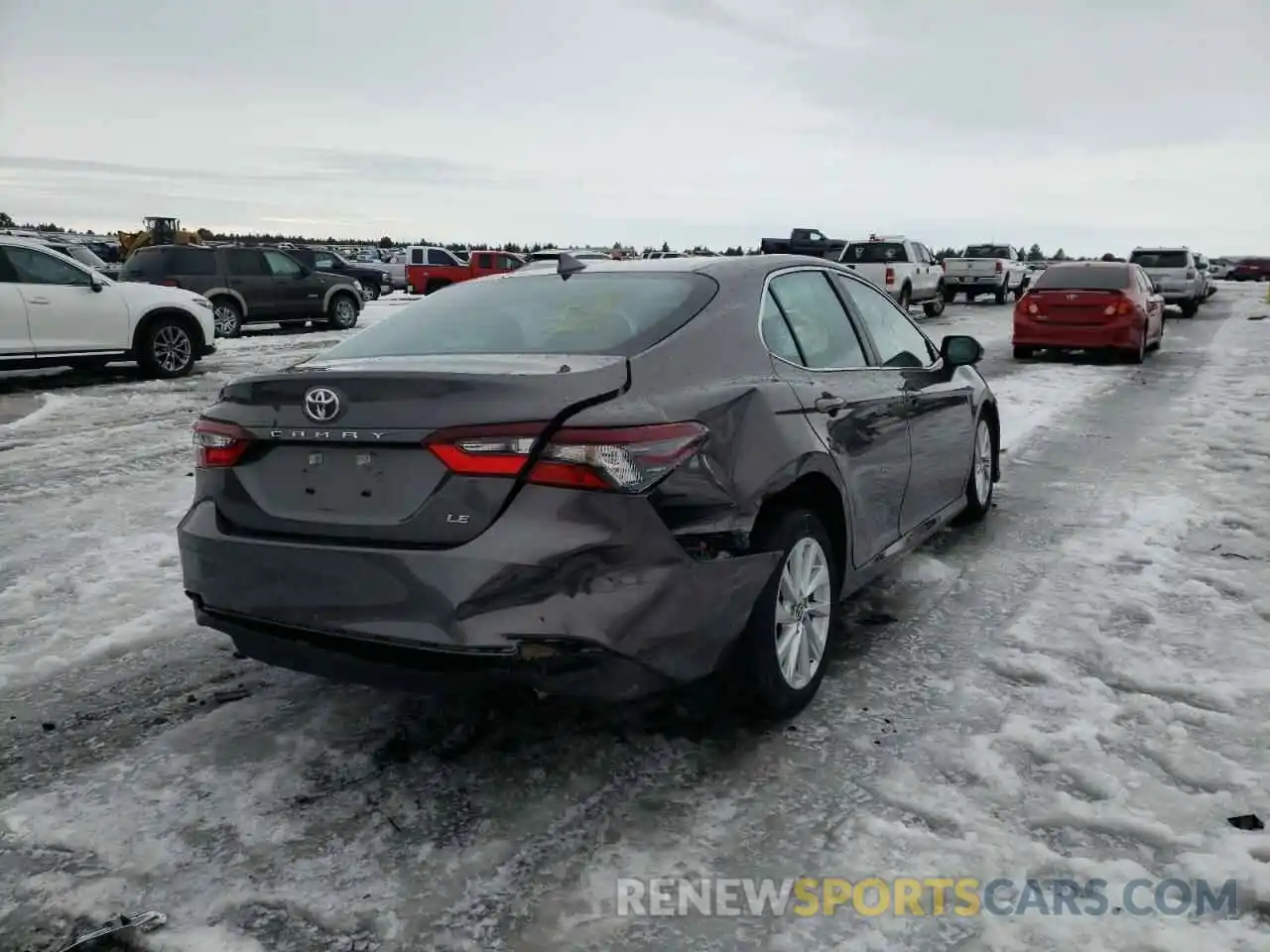 4 Photograph of a damaged car 4T1C11AK3MU593542 TOYOTA CAMRY 2021