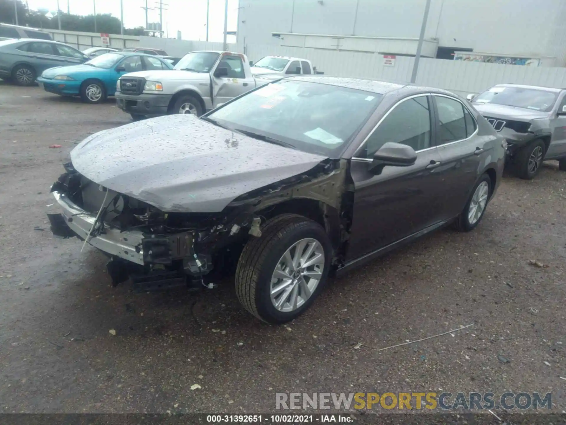 2 Photograph of a damaged car 4T1C11AK3MU613675 TOYOTA CAMRY 2021