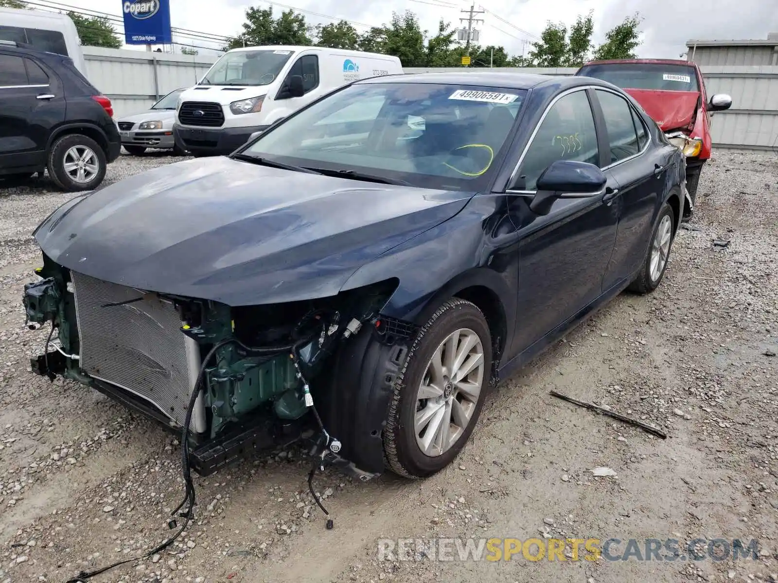 2 Photograph of a damaged car 4T1C11AK4MU406244 TOYOTA CAMRY 2021